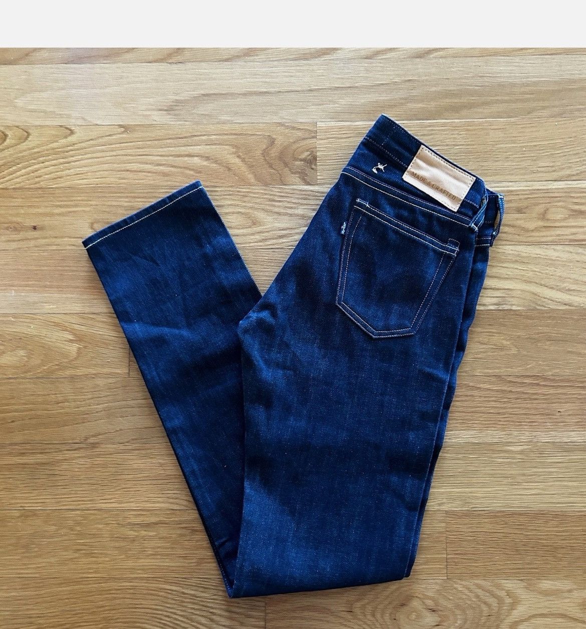 Levi's Made & Crafted Levi’s MADE & CRAFTED SELVEDGE JEANS~Tack Slim~05081-0104 Size US 28 / EU 44 - 4 Thumbnail