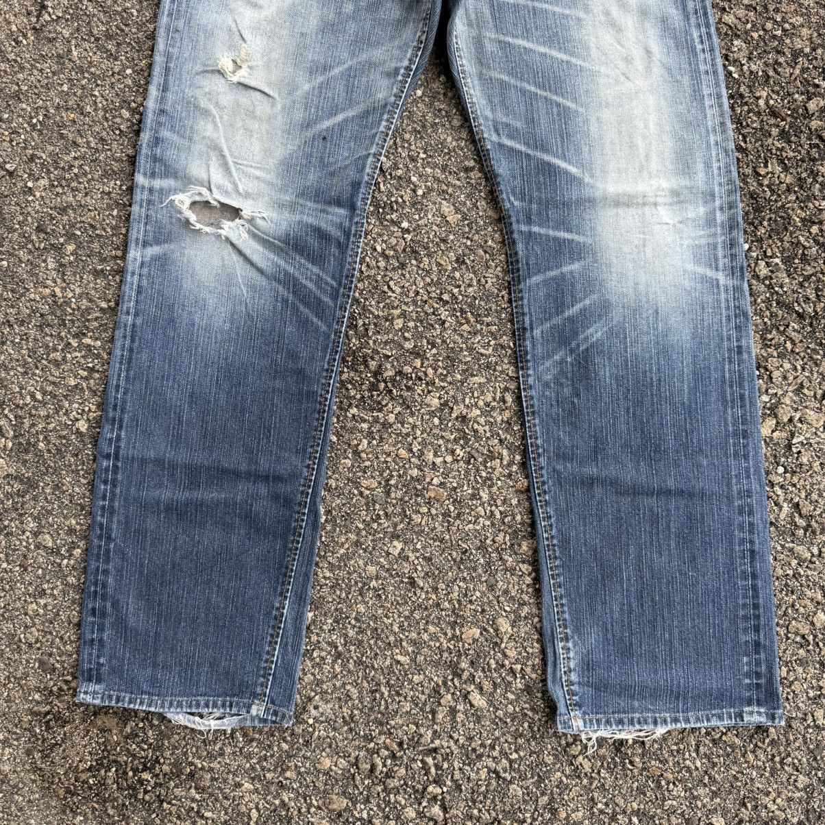Edwin VINTAGE EDWIN FADED RIPPEP JEAN DENIM PANTS Size US 36 / EU 52 - 4 Thumbnail