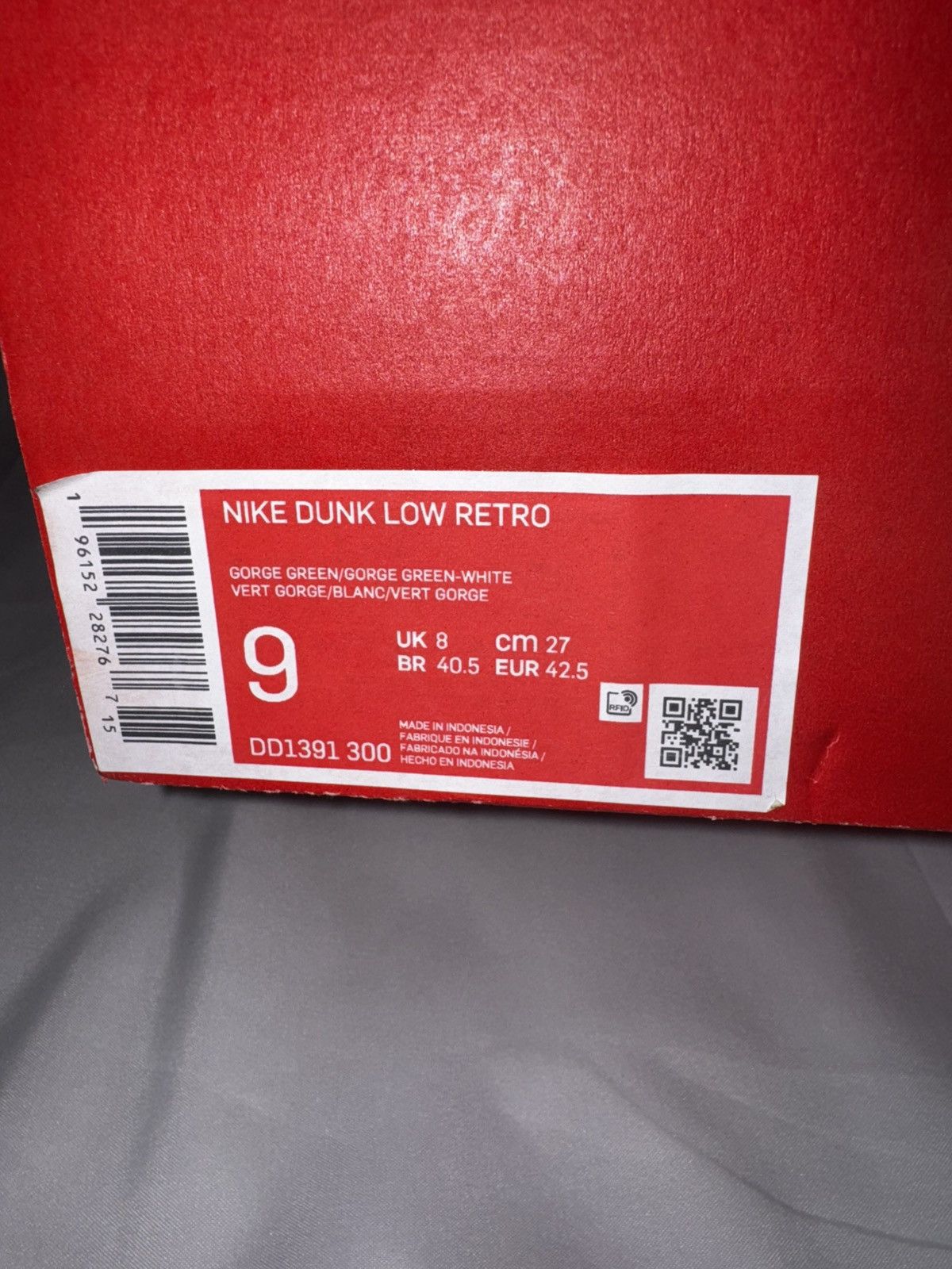 Nike Nike Dunk Low 'Miami Hurricanes' Size US 9 / EU 42 - 7 Thumbnail