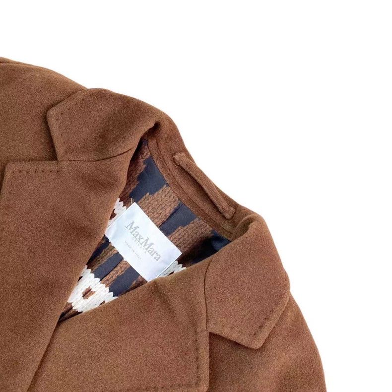 Max Mara Max Mara 101801 Caramel Coat Size S / US 4 / IT 40 - 3 Thumbnail