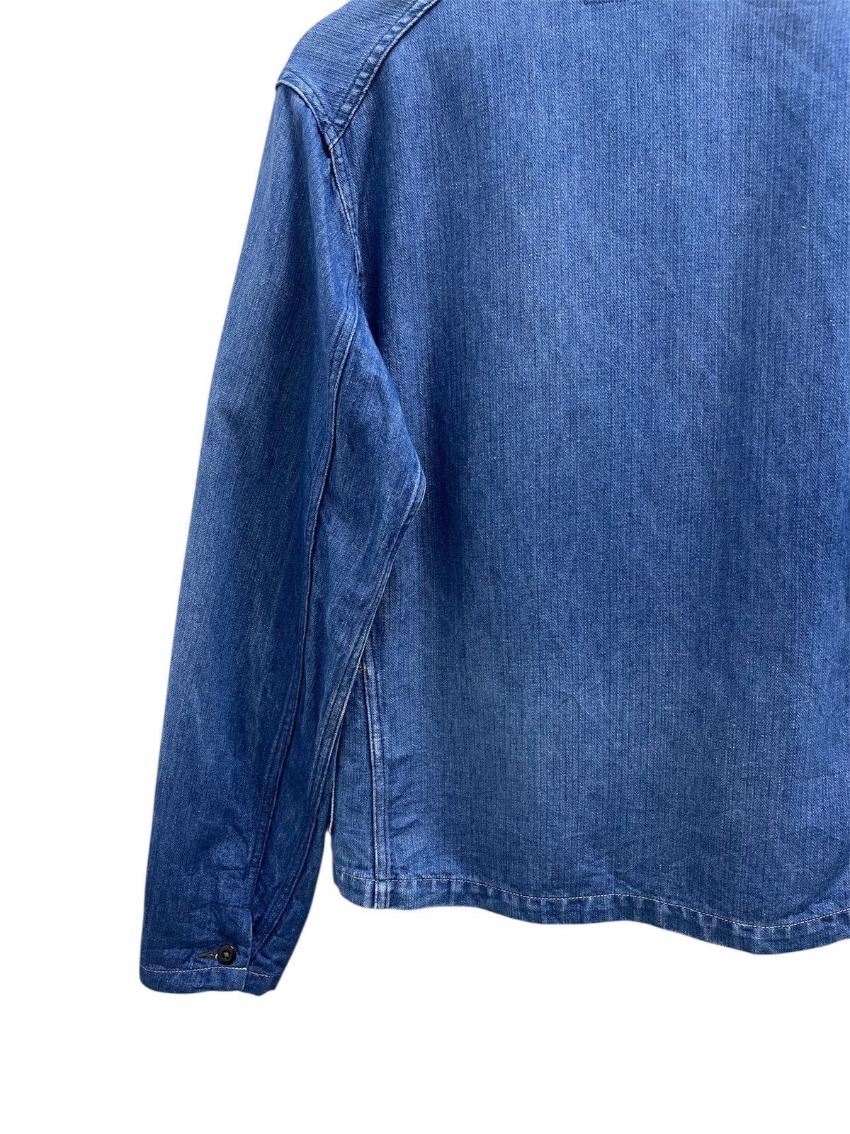 Blue Blue Japan Vintage Blue Blue Faded Denim Jacket Size US S / EU 44-46 / 1 - 8 Thumbnail