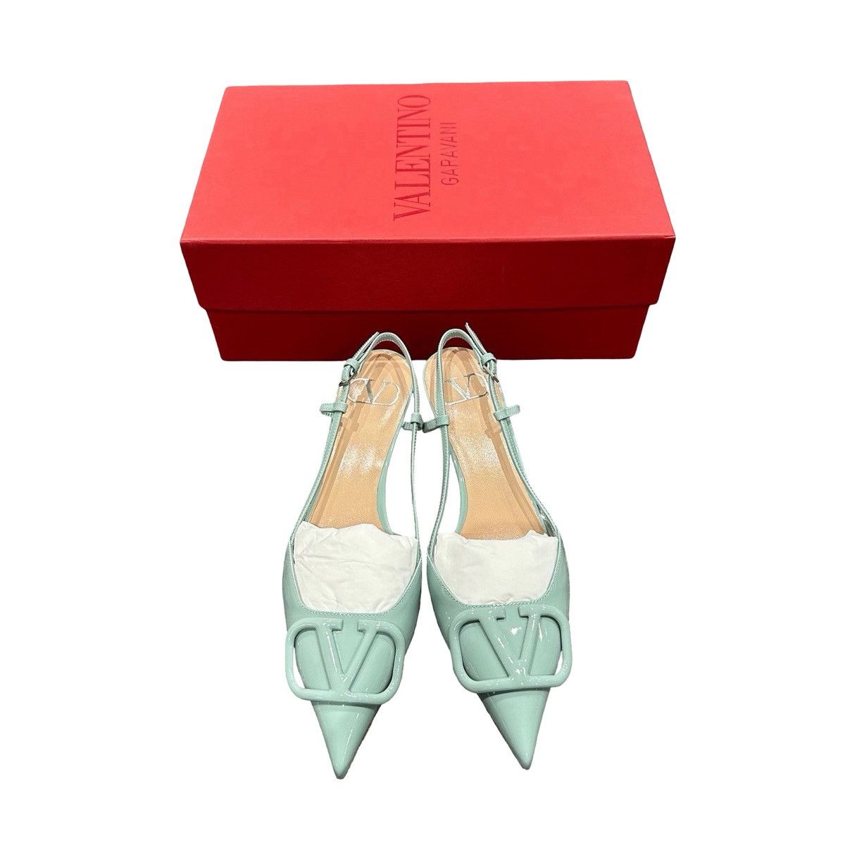 Valentino Valentino Garavani VLogo Signature slingback pumps Size US 6 / IT 36 - 2 Thumbnail
