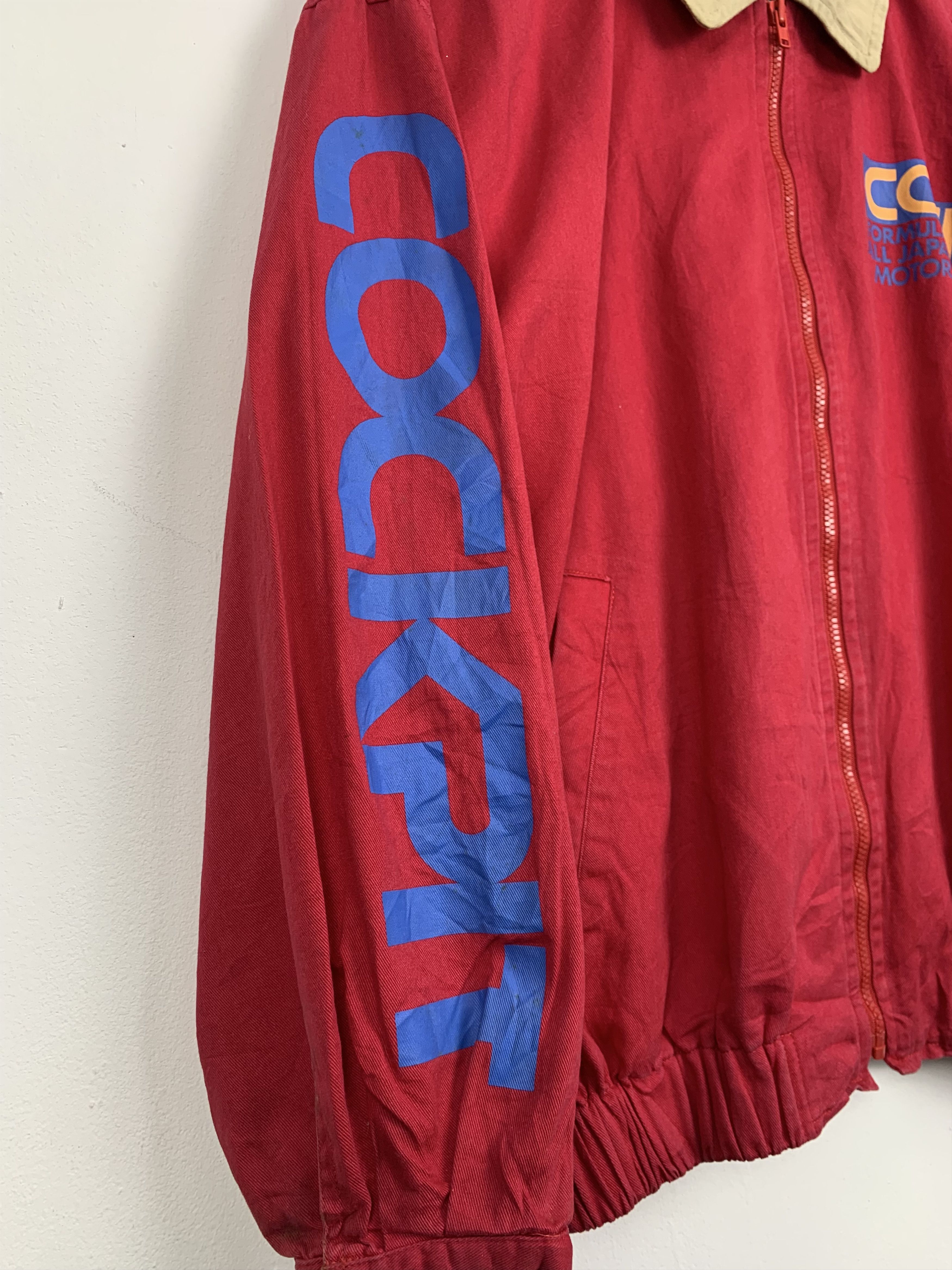 Vintage Vintage 80s Bridgestone Cockpit Racing Bomber Jacket J1370 Size US M / EU 48-50 / 2 - 7 Thumbnail