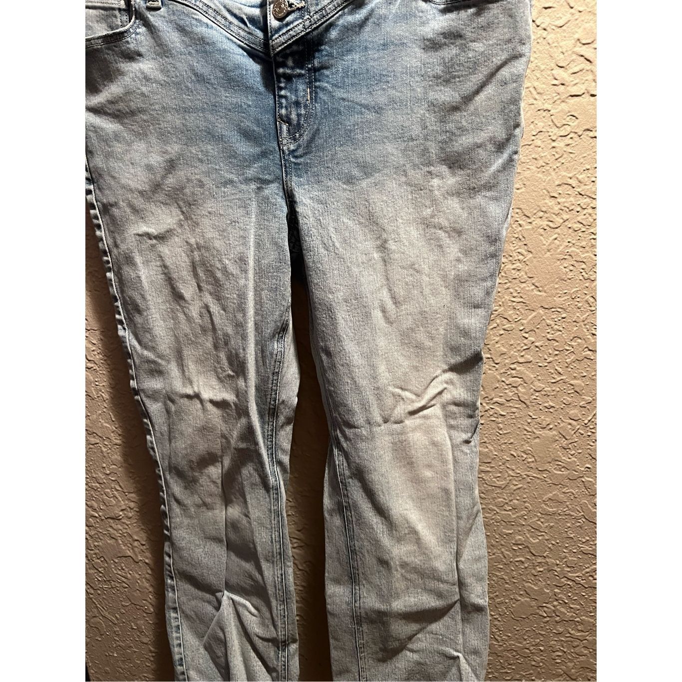 Other m Jeans By Maurices Light Colored Mid-Rise Kick Boot Ankle J Size 38" / US 16 / IT 52 - 3 Thumbnail