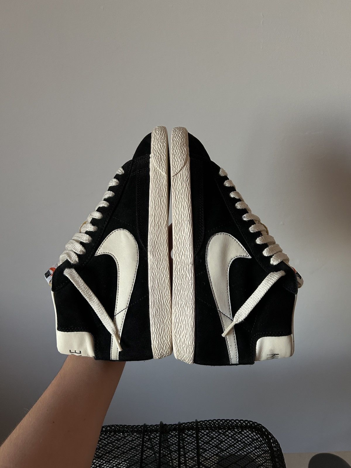 Nike × Vintage 🔥VINTAGE NIKE BLAZER HIGH BLACK 00s🔥 Size US 6 / IT 36 - 7 Thumbnail