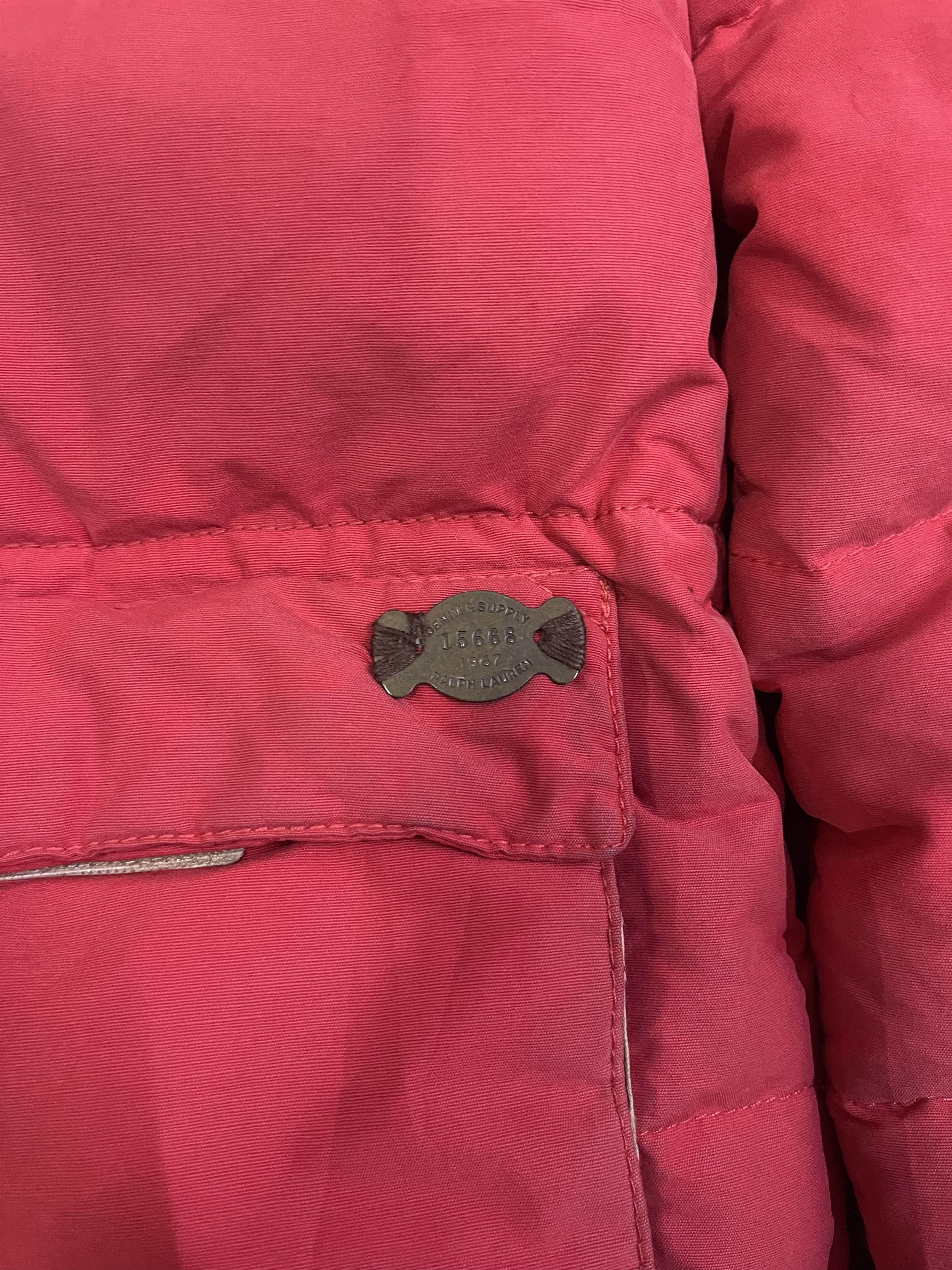 Denim & Supply Ralph Lauren Red Balaclava Down Puffer Jacket Size US XS / EU 42 / 0 - 5 Thumbnail