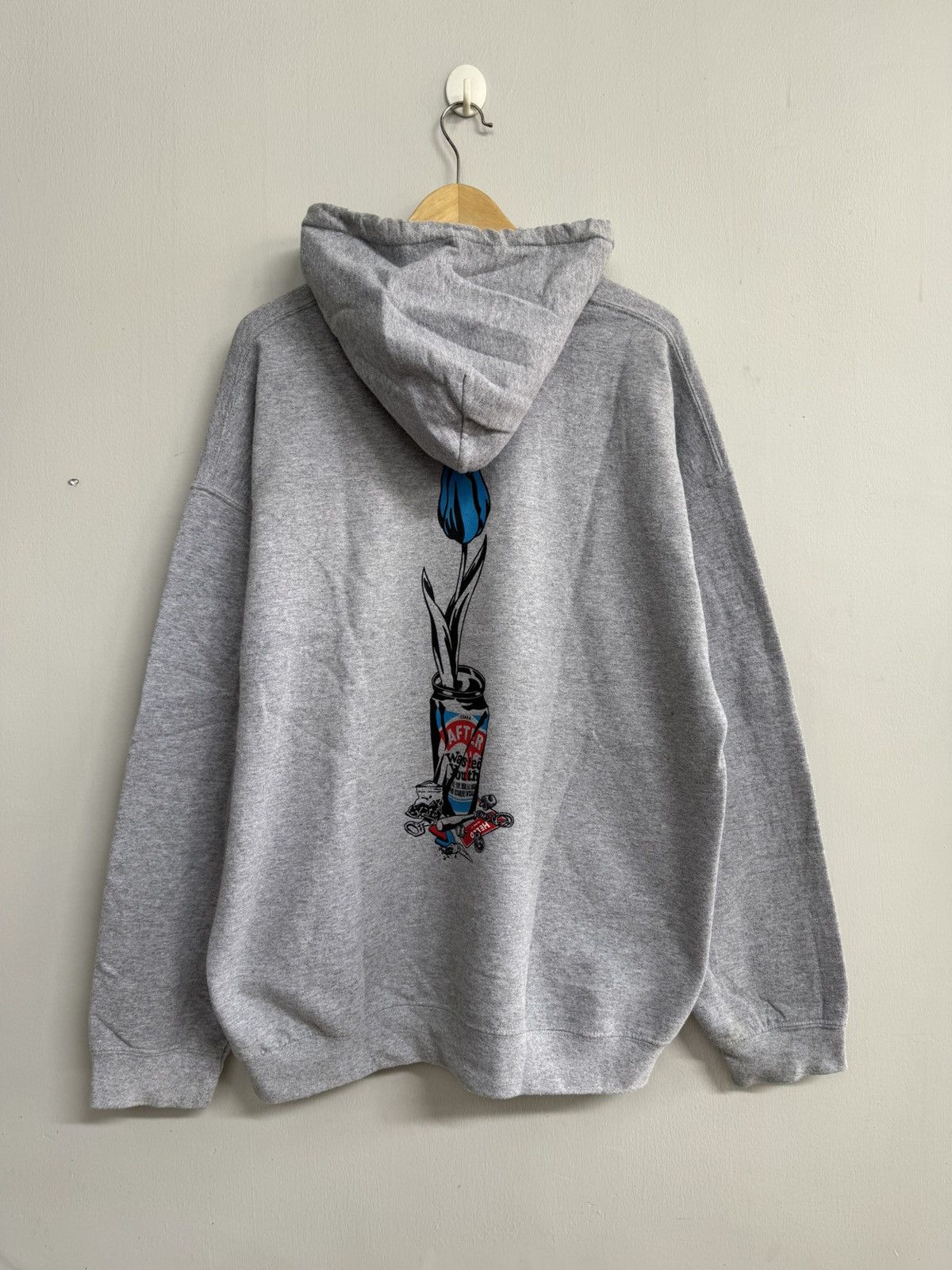 Girls Don't Cry WASTED YOUTH X AFTERBASE AN GRAPHIC BLUE TULIP HOODIE Size US XL / EU 56 / 4 - 1 Thumbnail