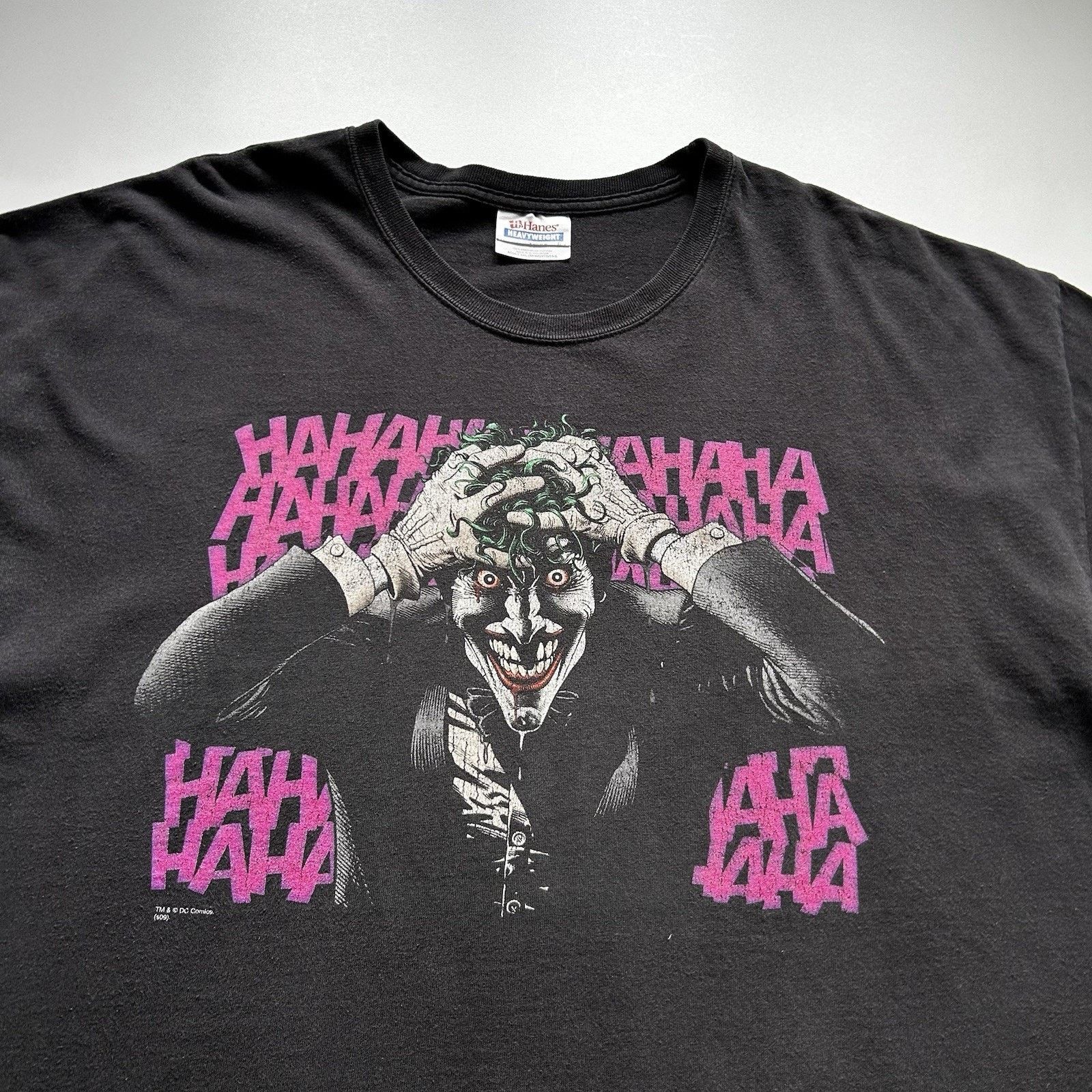DC Comics Vintage The Joker T-Shirt 2XL Y2K Graphitti DC Comics Faded Size US XXL / EU 58 / 5 - 2 Thumbnail