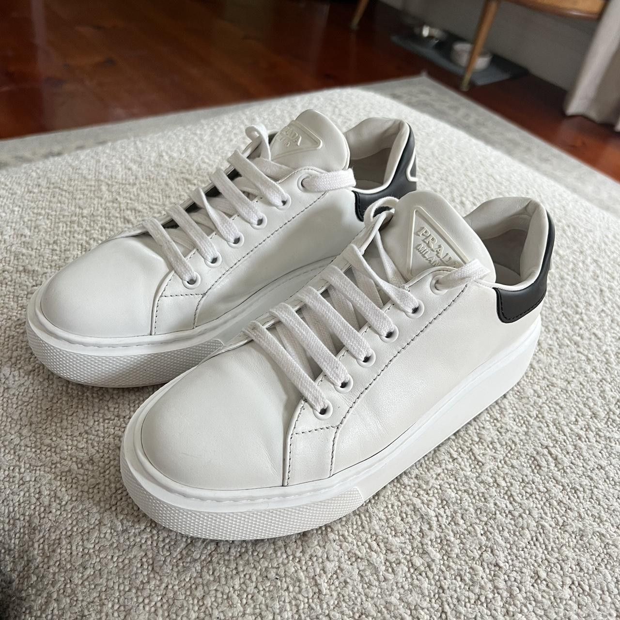 Prada o1srvl11e0624 Sneakers in White Size US 7 / EU 40 - 4 Thumbnail