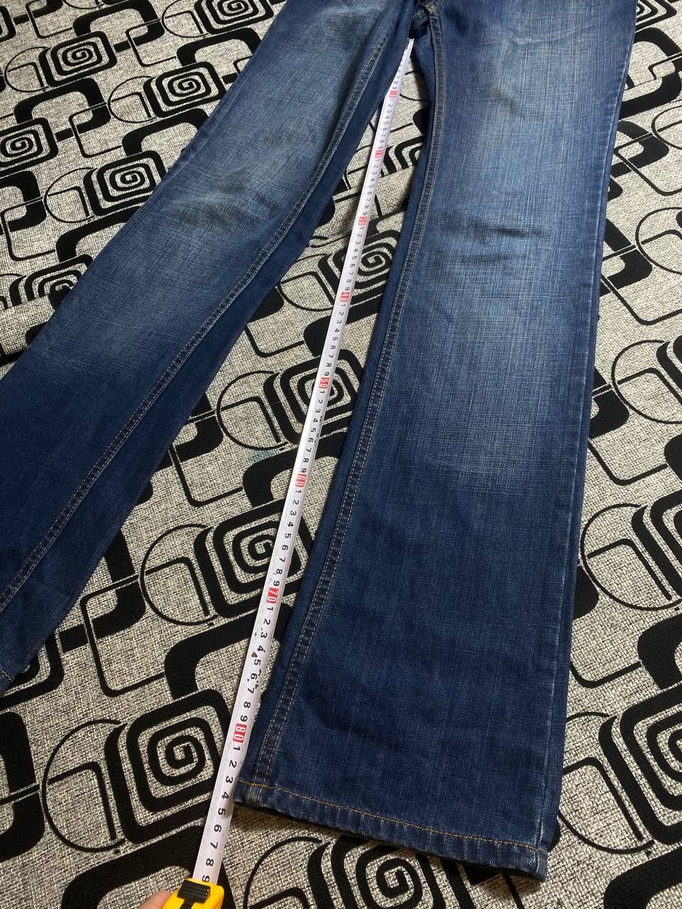 Japanese Brand Crazy Crash Dirty Baggy Faded Jean Japan Avant Garde Style Size US 30 / EU 46 - 20 Thumbnail