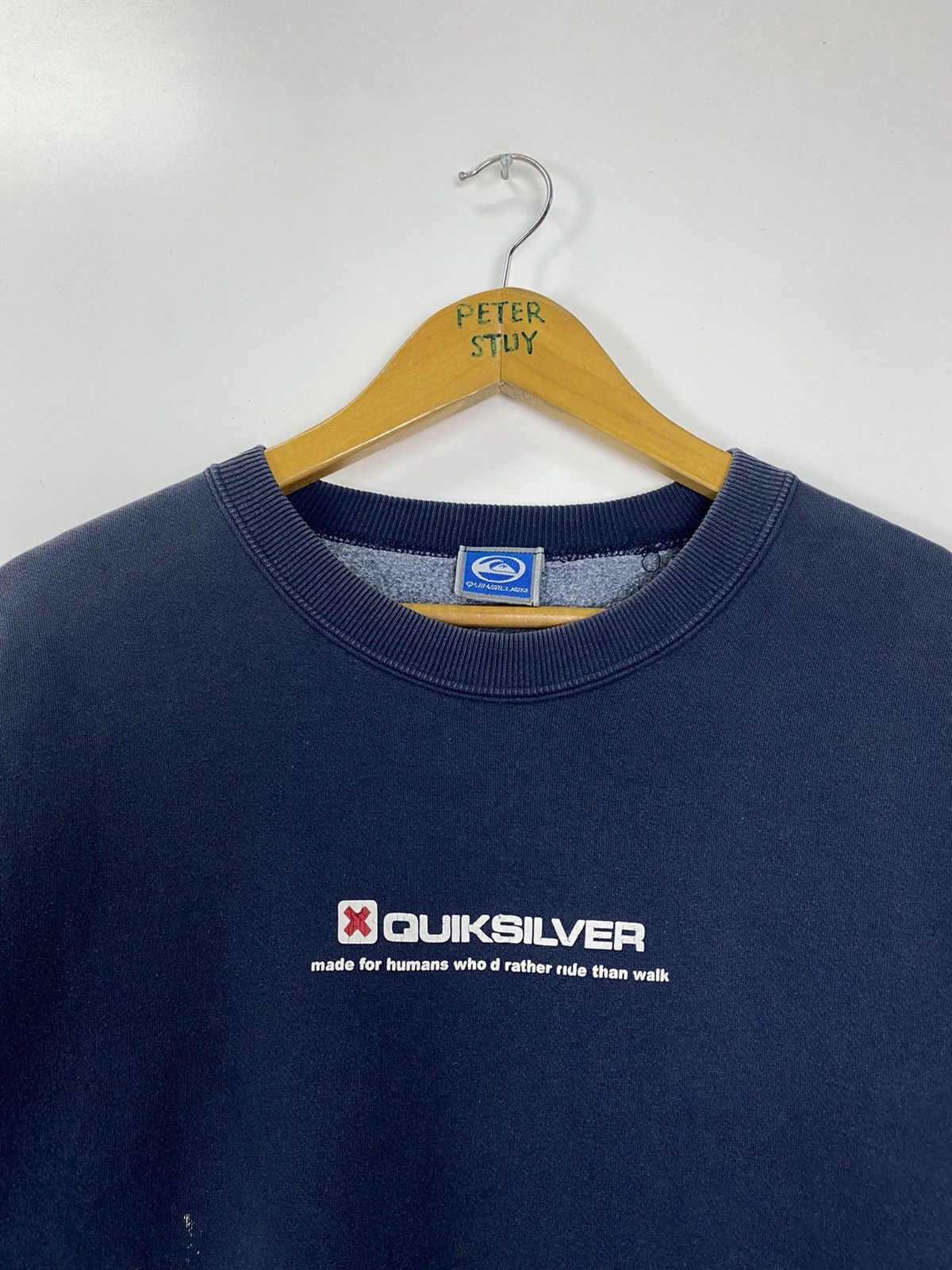Quiksilver × Vintage Vintage Quiksilver big logo sweatshirt Size US L / EU 52-54 / 3 - 7 Thumbnail