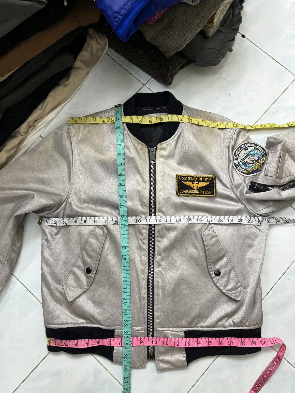I. Spiewak And Sons 🔥🔥🔥STEALS VTG I SPIEWAK & SONS MILITARY MA1 FLIGHT JACKET Size US M / EU 48-50 / 2 - 22 Thumbnail