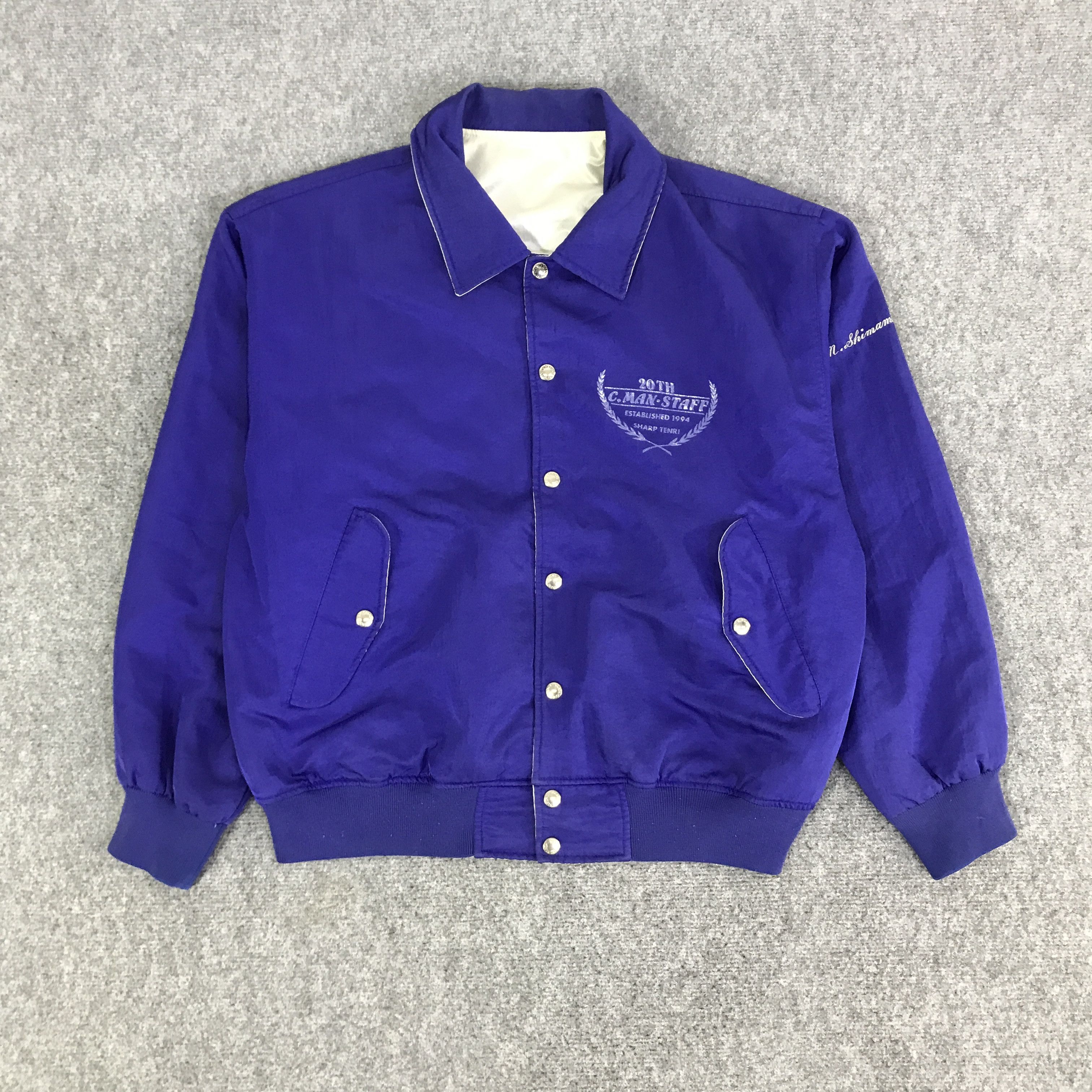 Japanese Brand C.MAN STAFF SNAP BUTTON JACKET K90B15 Size US L / EU 52-54 / 3 - 2 Thumbnail