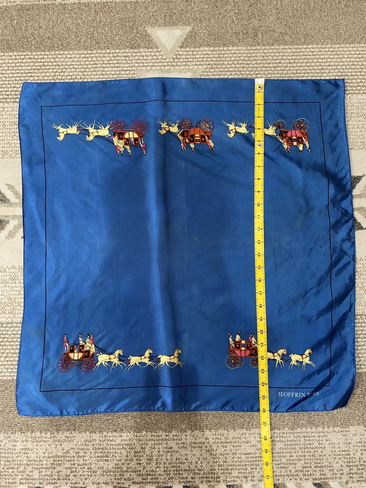 Vintage Vintage Jeoffrin Bars Scarves/Handkerchief’s/neckerchiefs Size ONE SIZE - 8 Thumbnail