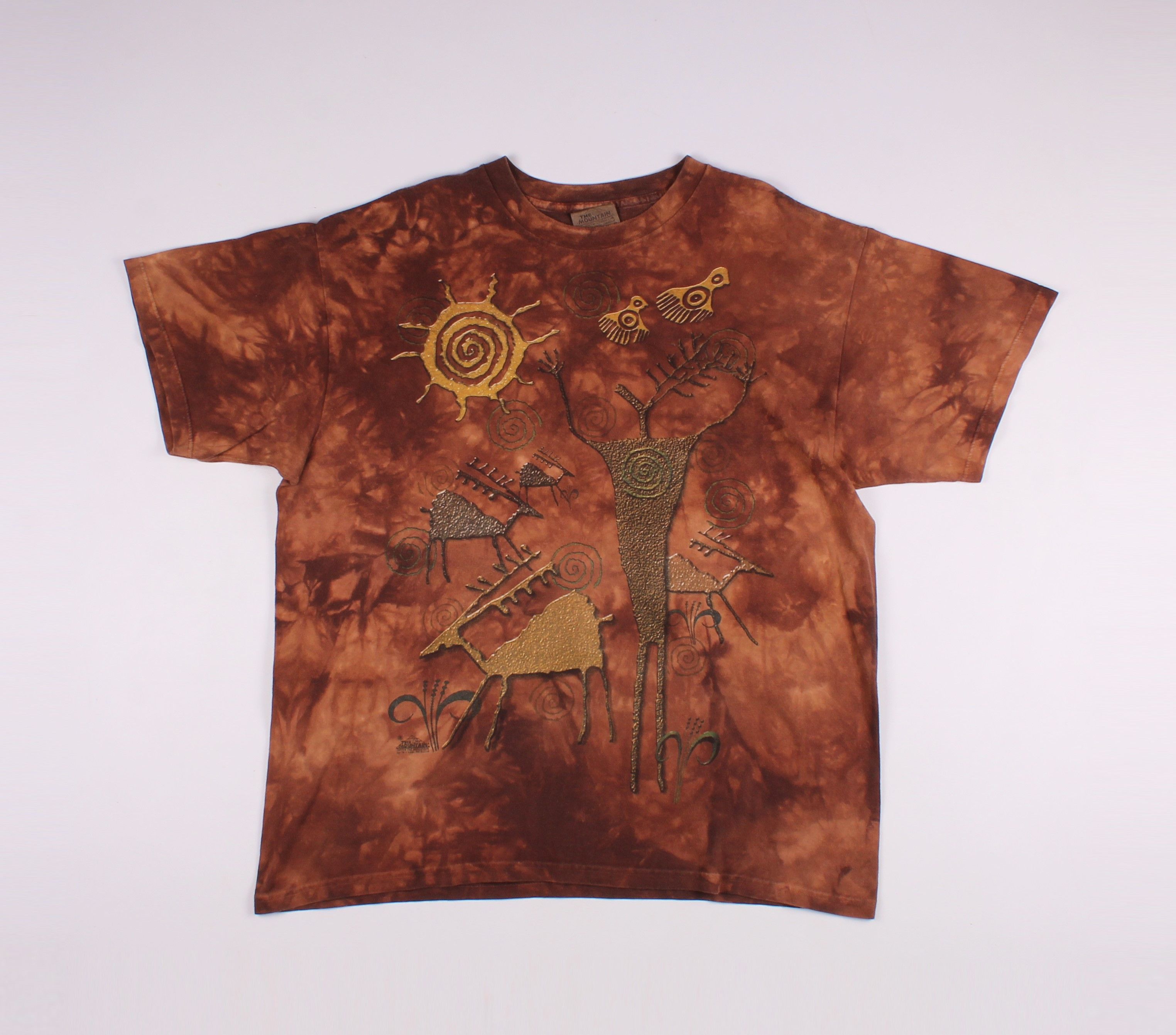 The Mountain Vintage The Mountain 1998 Tie Dye Tee T-shirt Size US XL / EU 56 / 4 - 1 Thumbnail