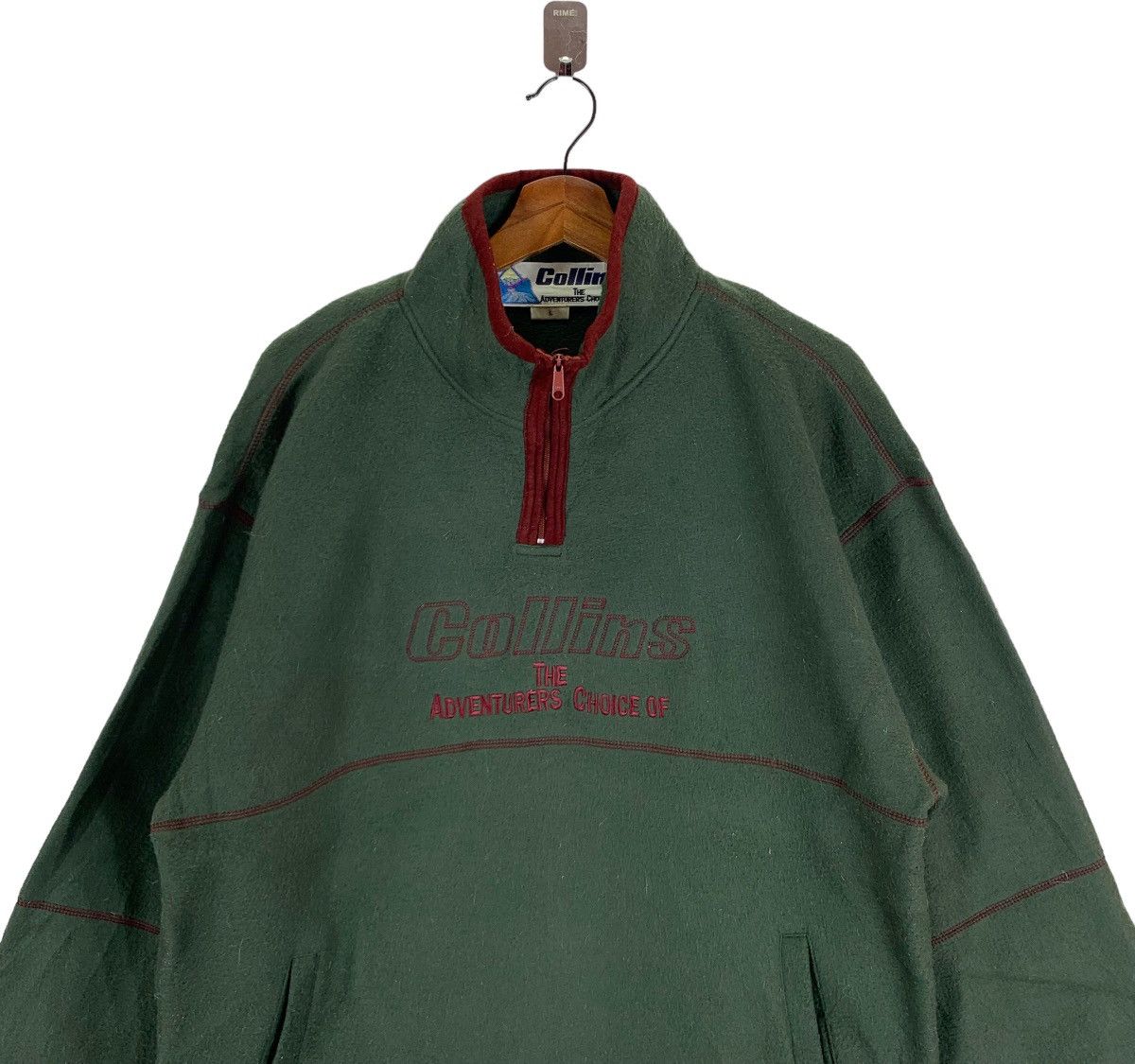 Vintage Vintage Collins The Adventures Fleece Outdoor Jacket Size US L / EU 52-54 / 3 - 4 Thumbnail