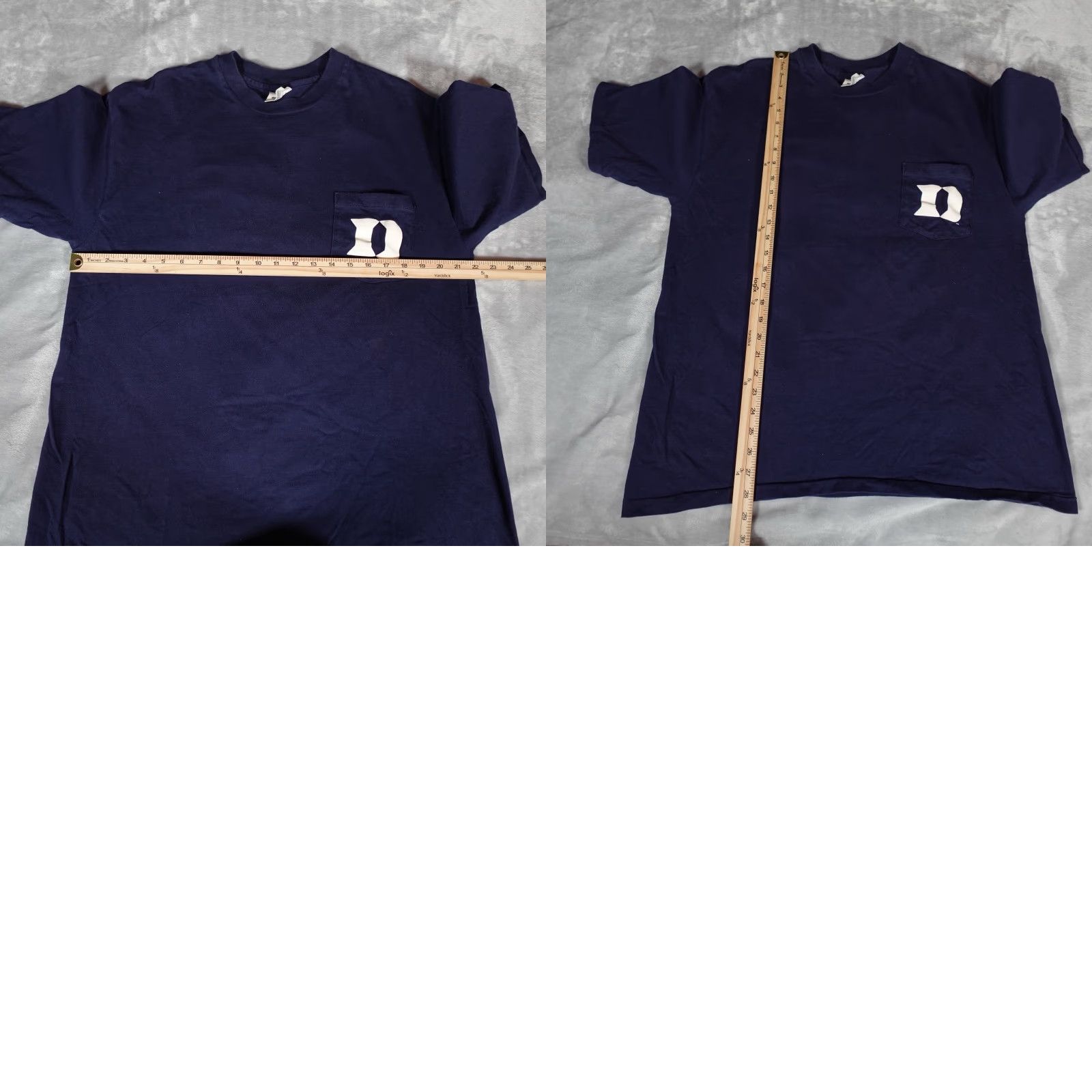 Vintage VINTAGE Duke University T-Shirt Men XL Slim Fit Cotton Navy Blue 90s USA College Graphics Size US XL / EU 56 / 4 - 8 Thumbnail