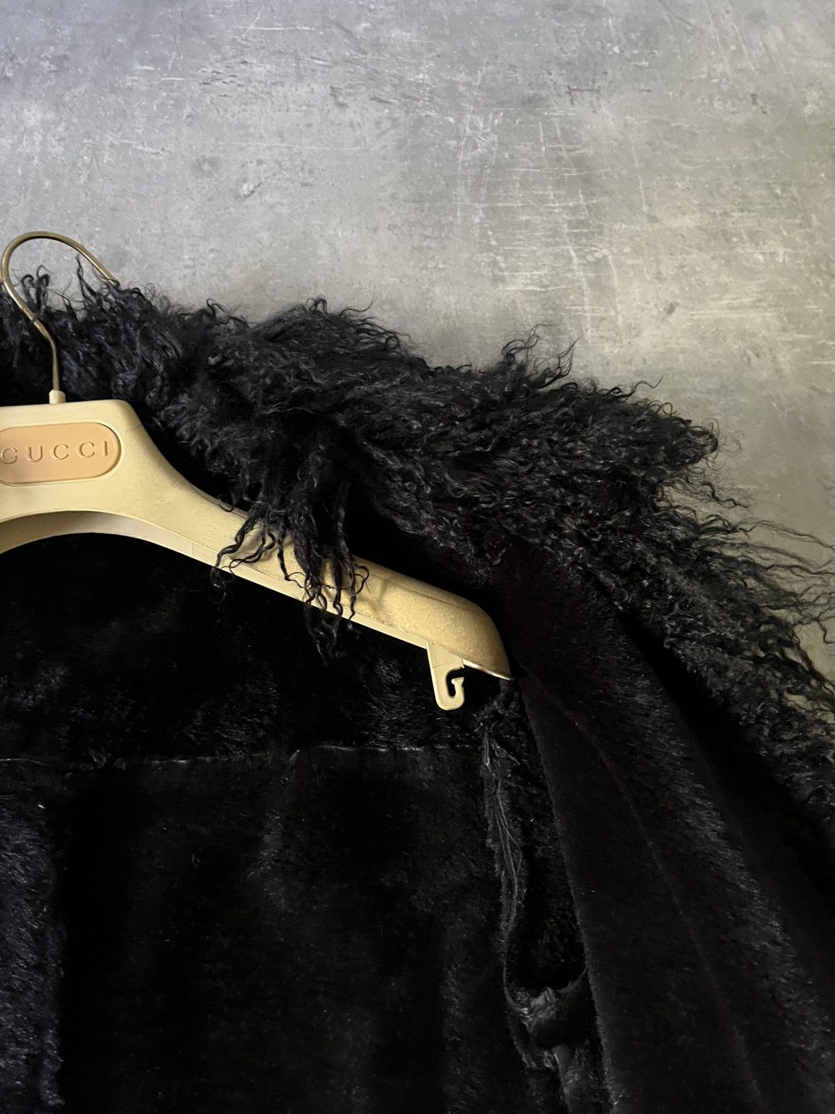 Gucci Gucci F/W 99 by Tom Ford Mongolian lamb leather fur coat Size L / US 10 / IT 46 - 17 Thumbnail