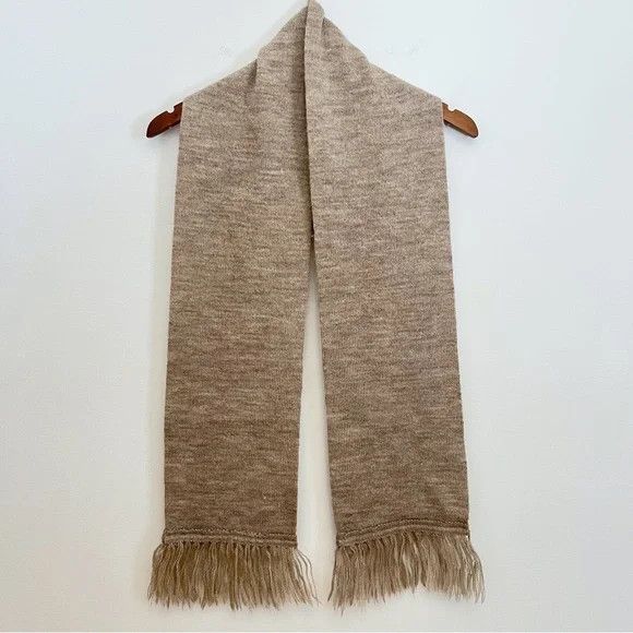 Loro Piana McDonald New Zealand Super Fine Kid Lambswool Scarf Mohair Size ONE SIZE - 1 Thumbnail