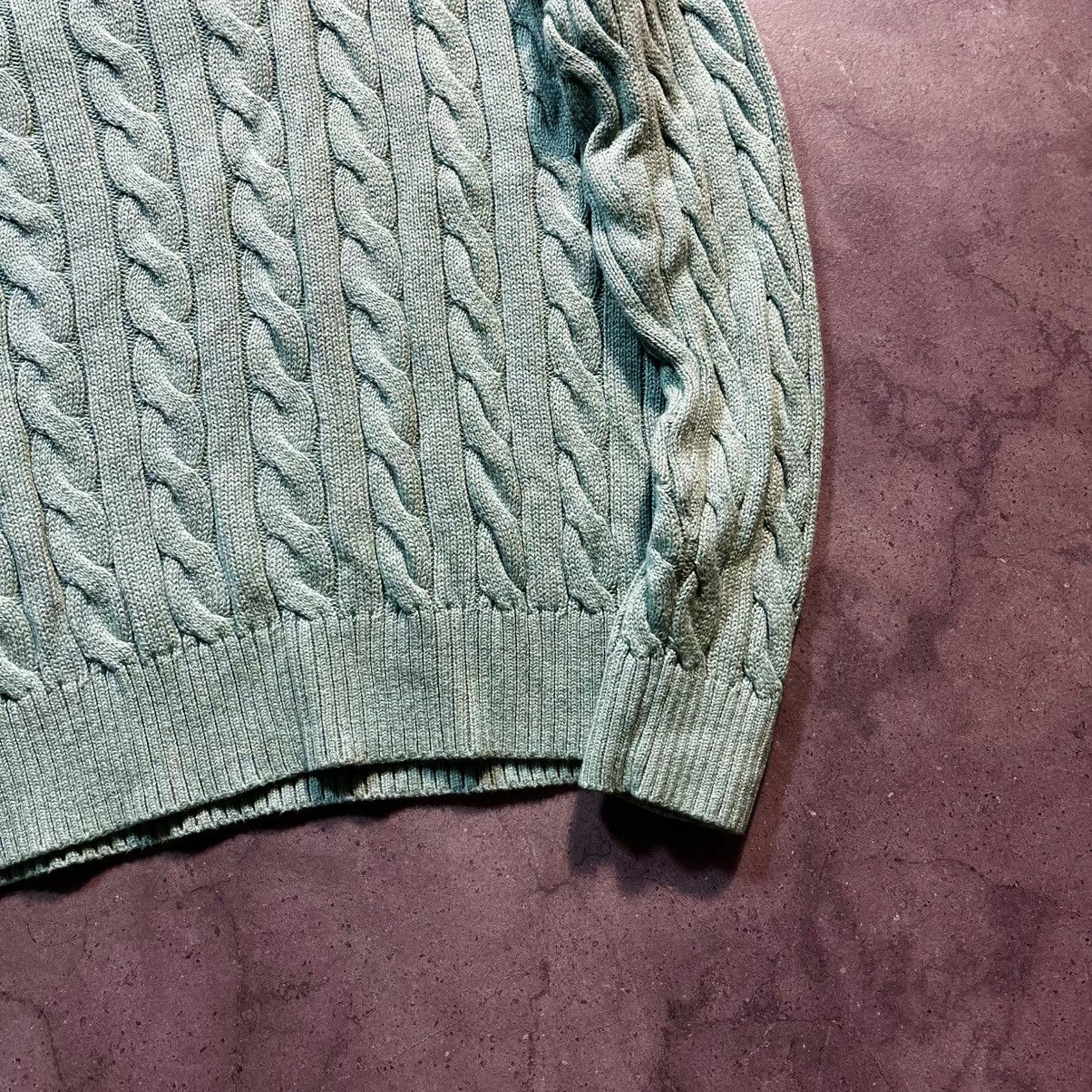 Polo Ralph Lauren Polo Ralph Lauren Small Pony Cable Knit Sweater Old Money Size US L / EU 52-54 / 3 - 13 Thumbnail