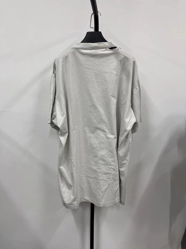 Balenciaga Balenciaga Monogrammed Drop Shoulder Short Sleeve T-shirt Size US M / EU 48-50 / 2 - 2 Thumbnail