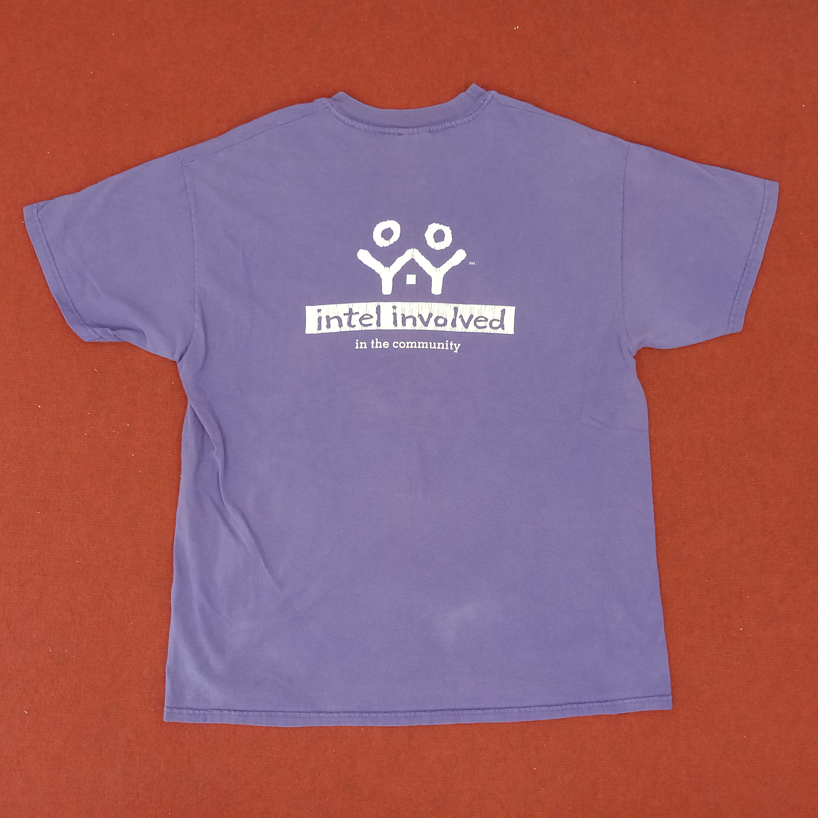 Vintage Intel Involved Logo Design Style Vintage Tshirt Size US XL / EU 56 / 4 - 3 Thumbnail