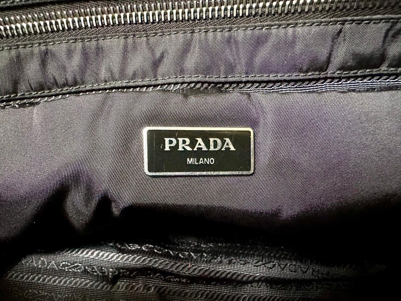 Prada Authentic Prada Bomber Convertible Quilted Nylon Small Bag Size ONE SIZE - 10 Thumbnail