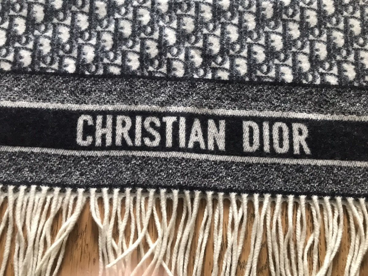 Dior CHRISTIAN DIOR CASHMERE SCARF Size ONE SIZE - 2 Thumbnail
