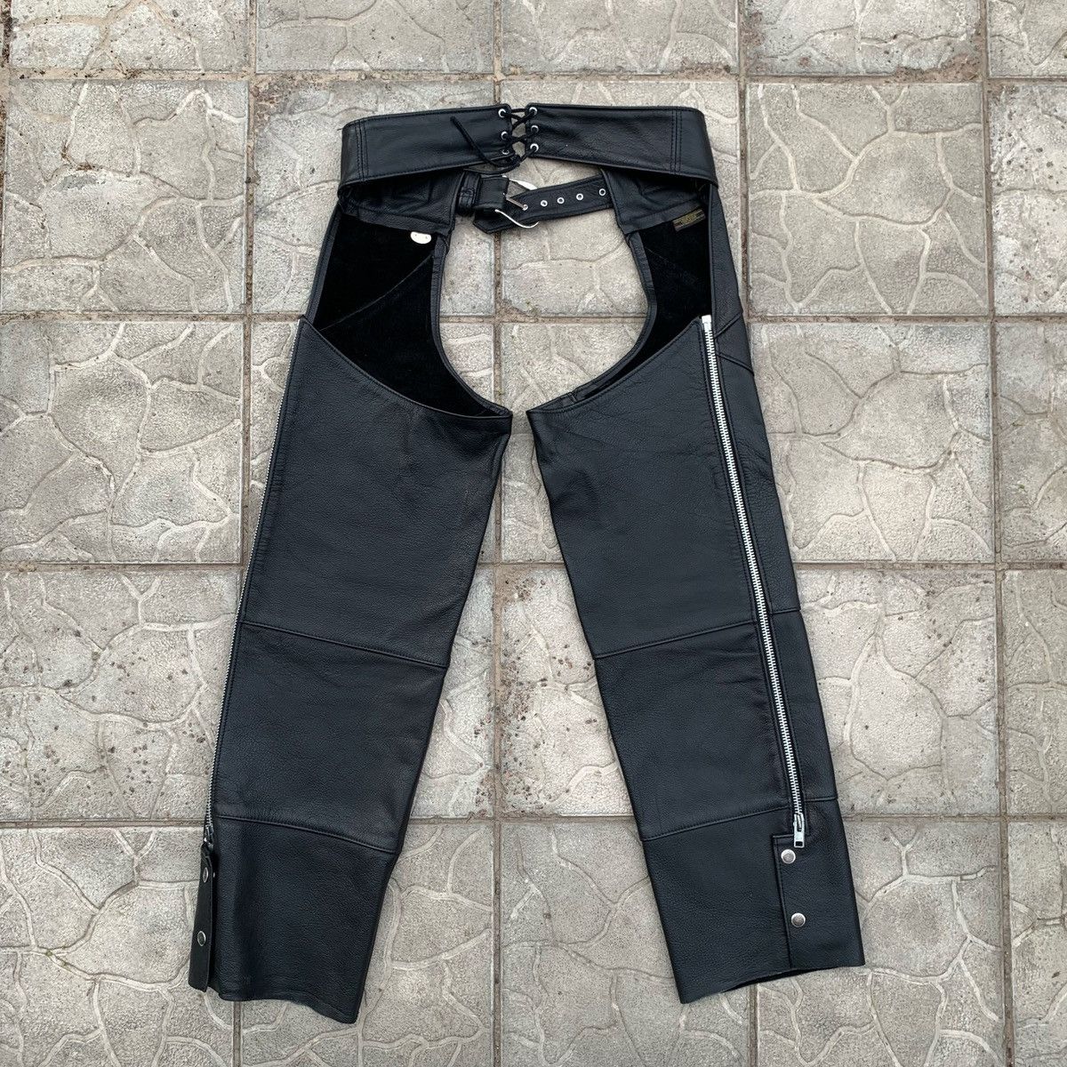 Harley Davidson Vintage Harley Davidson Leather Motorcycle Chaps Pants Size US 32 / EU 48 - 4 Thumbnail