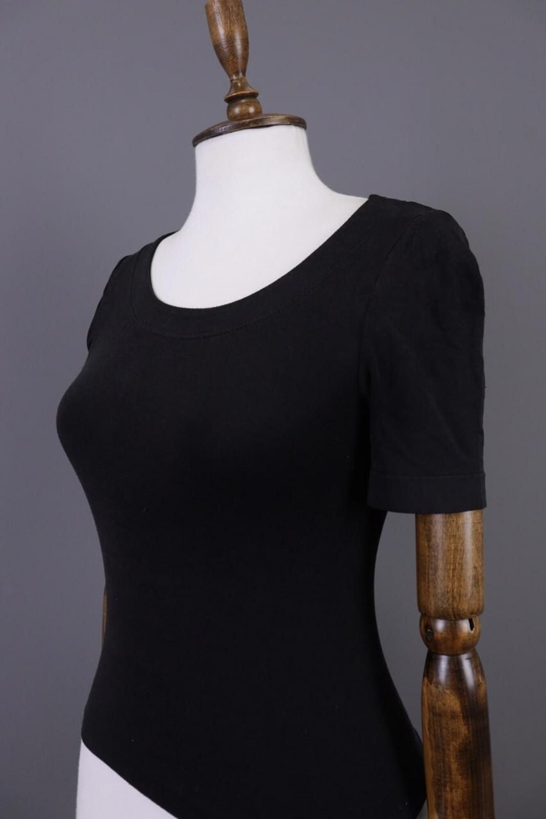 Wolford Wolford Black Short Sleeve Bodycon Top Shirt Size XS Size XS / US 0-2 / IT 36-38 - 6 Thumbnail
