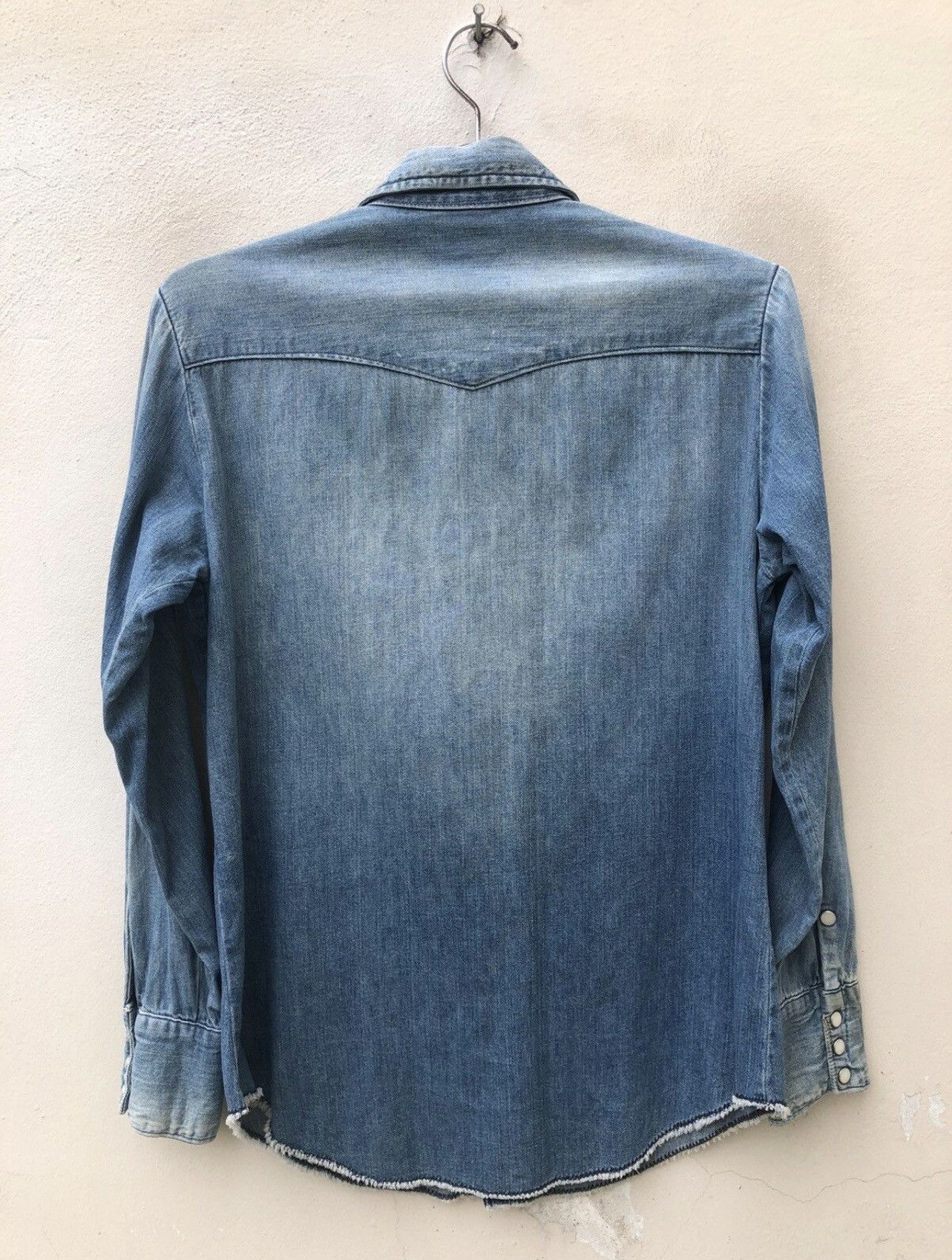 Blue Blue Japan Vintage Blue Blue Japan Mud Wash Denim Western Shirt Size US S / EU 44-46 / 1 - 15 Thumbnail