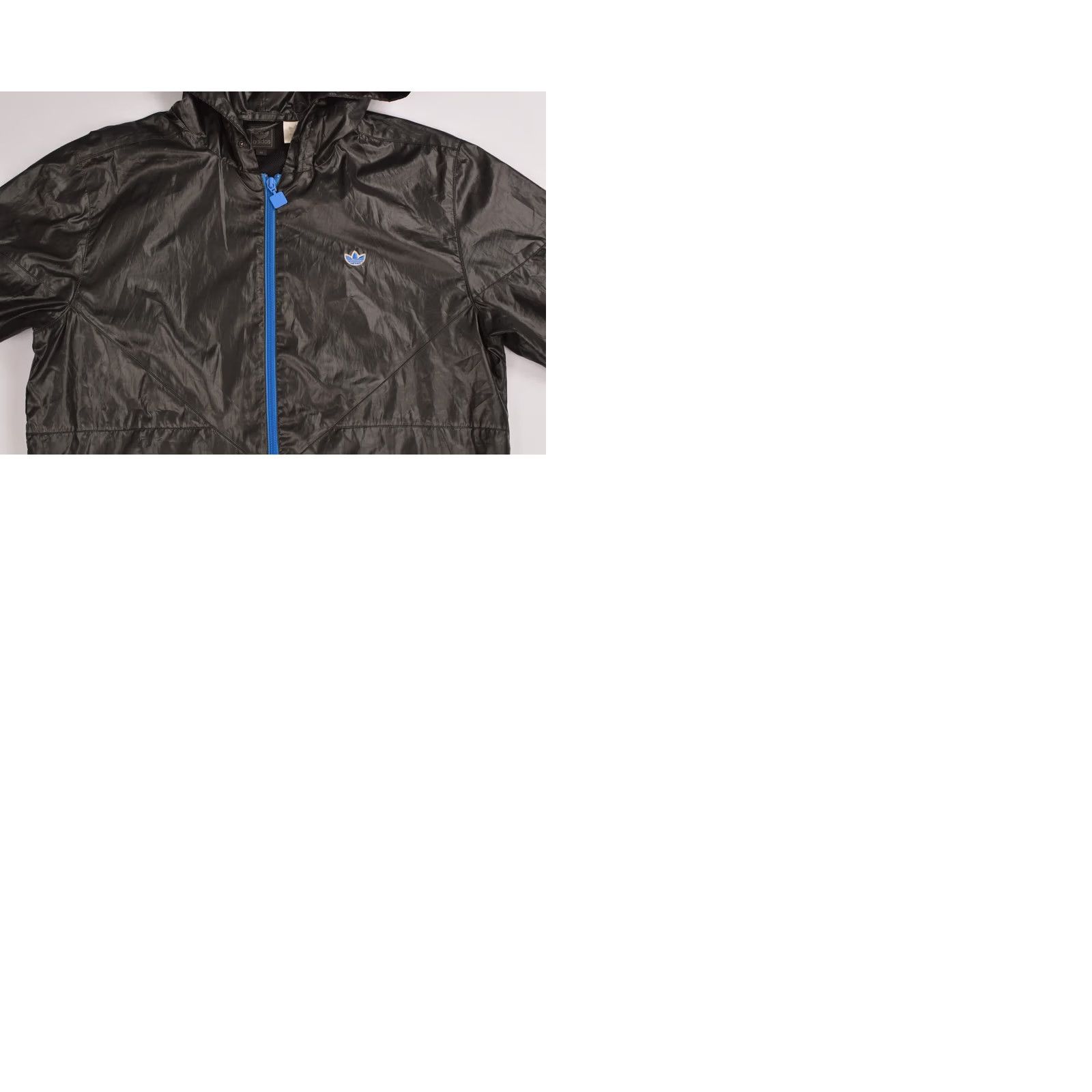 Adidas VINTAGE Adidas Originals AC WB P01253 Parachute Jacket Windbreaker Black M Adult 50 XS? Size US M / EU 48-50 / 2 - 9 Thumbnail