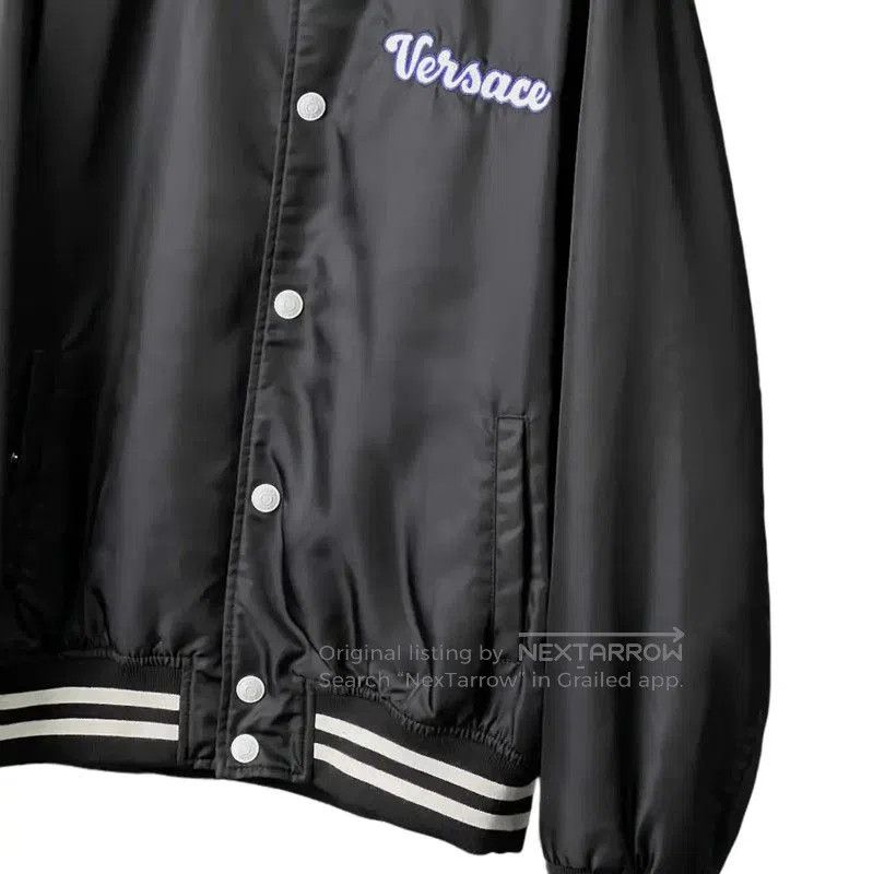 Versace Versace Black Wool Logo Jacket for Men . Size US L / EU 52-54 / 3 - 5 Thumbnail