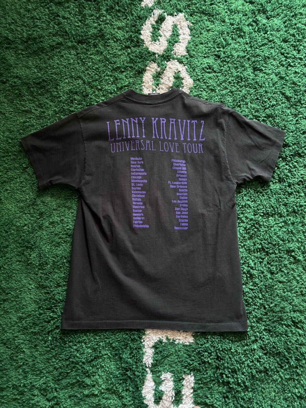 Giant Vintage 1993 Lenny Kravitz Universal Love Your T-shirt XL Size US XL / EU 56 / 4 - 8 Thumbnail