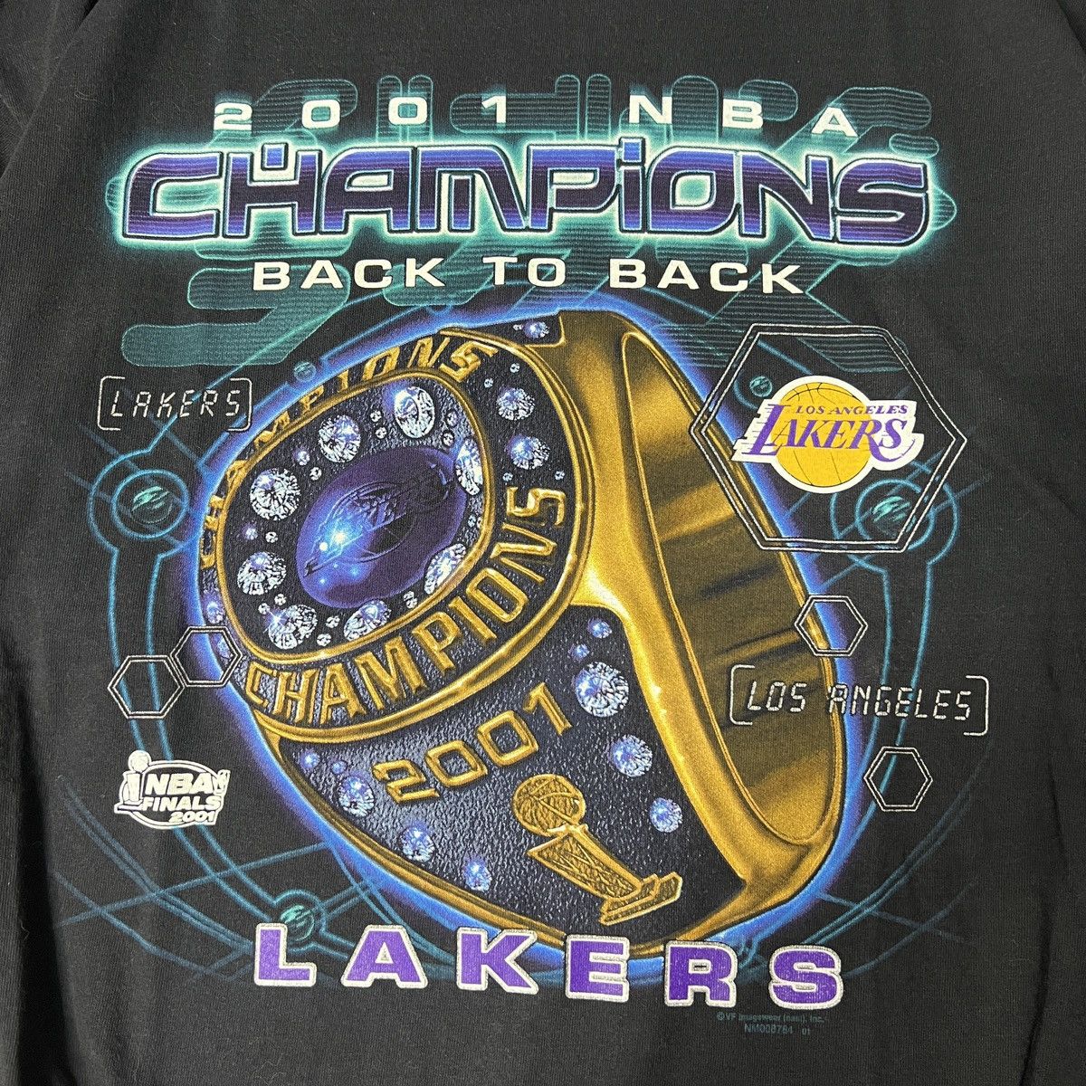 Vintage Vintage LA Lakers NBA Champion Ring 2001 Size US XL / EU 56 / 4 - 4 Thumbnail