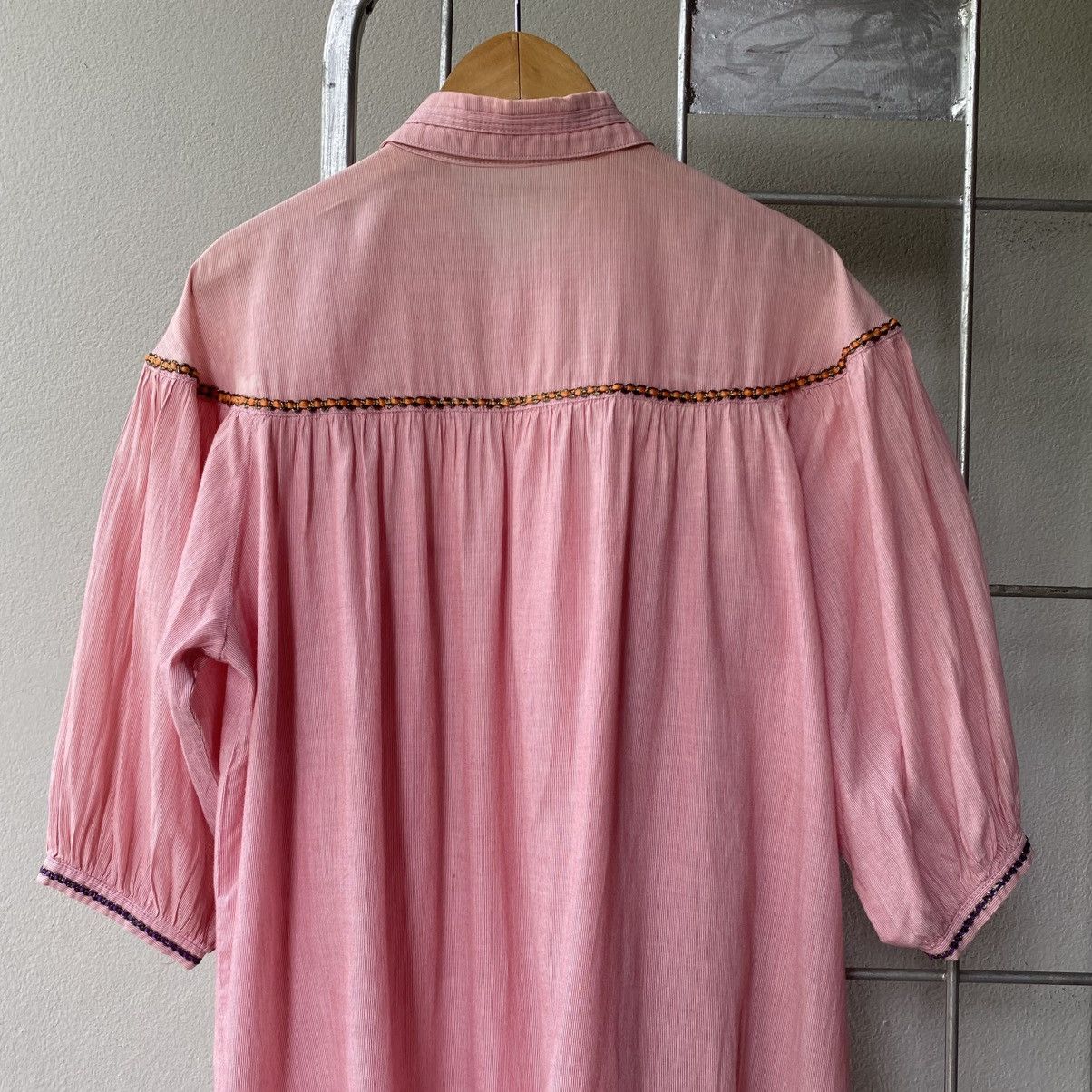 Ne-Net Ne-net Pink Puff Sleeve Babydoll Blouse Size XS / US 0-2 / IT 36-38 - 18 Thumbnail