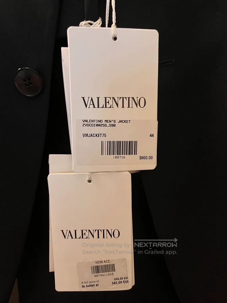 Valentino Valentino Men's suit set Size 44S - 5 Thumbnail