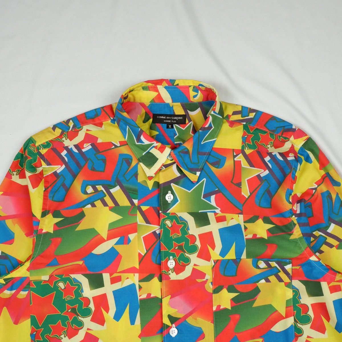 Comme des Garcons × Comme des Garcons Homme × Comme des Garcons Homme Plus Vintage 2001 Cdg+ Psychedelic Clown Shirt Size US M / EU 48-50 / 2 - 3 Thumbnail