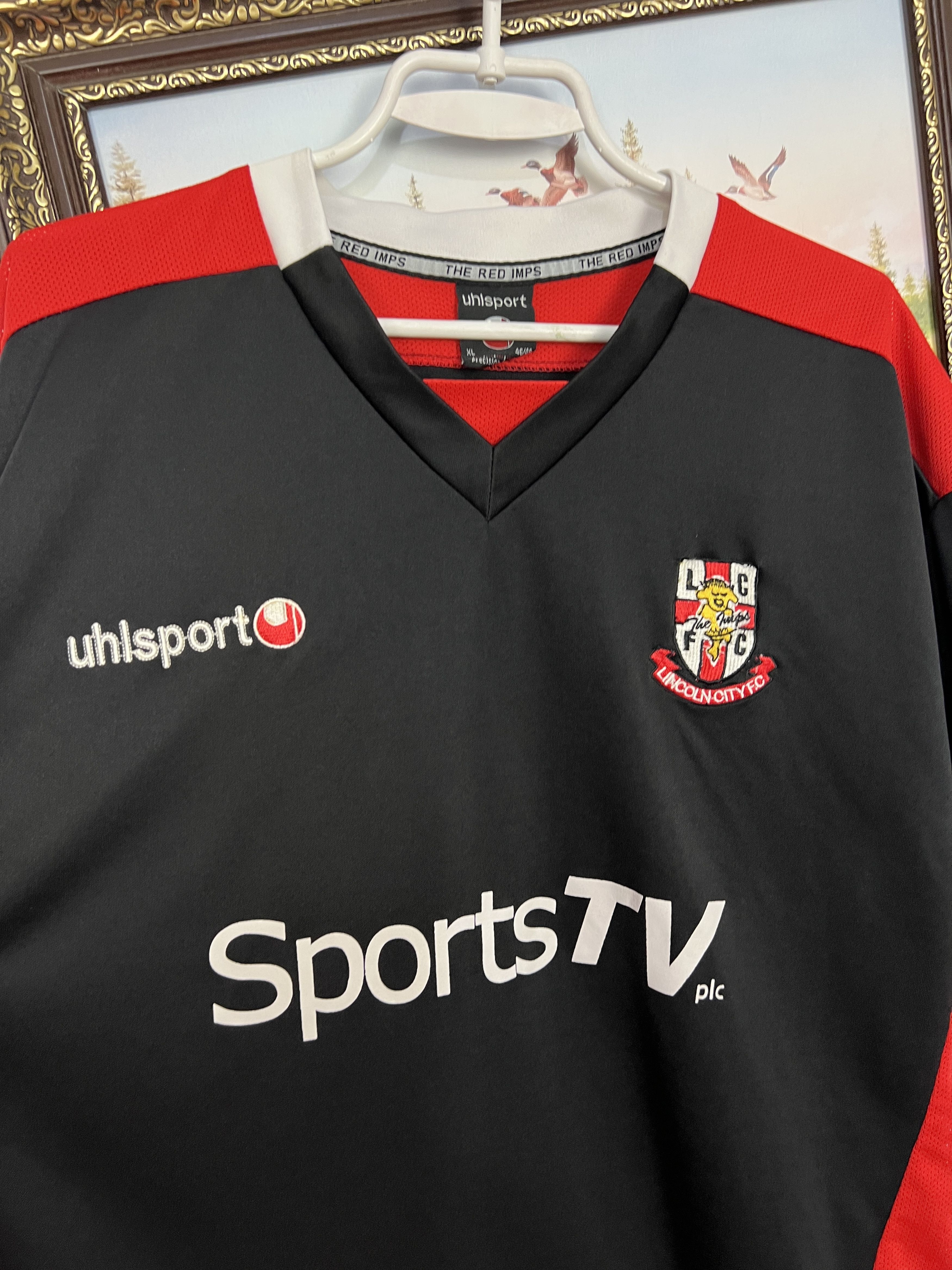 Vintage Lincoln City Away football shirt 2006 Soccer Jersey Mens Size US XL / EU 56 / 4 - 3 Thumbnail