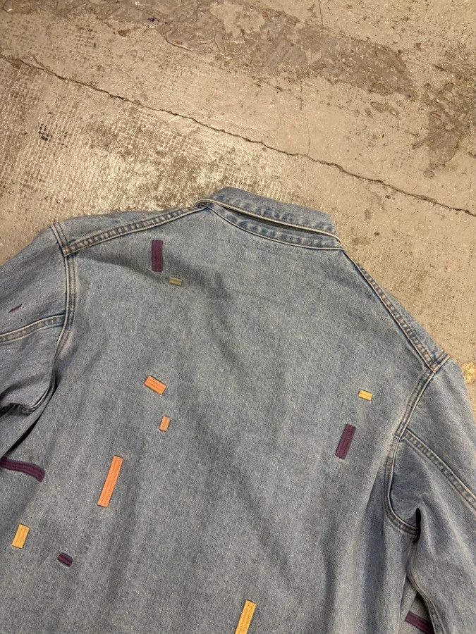 Levi's Kenzo Levi’s Embroided Blue Denim Jacket Size US M / EU 48-50 / 2 - 6 Thumbnail