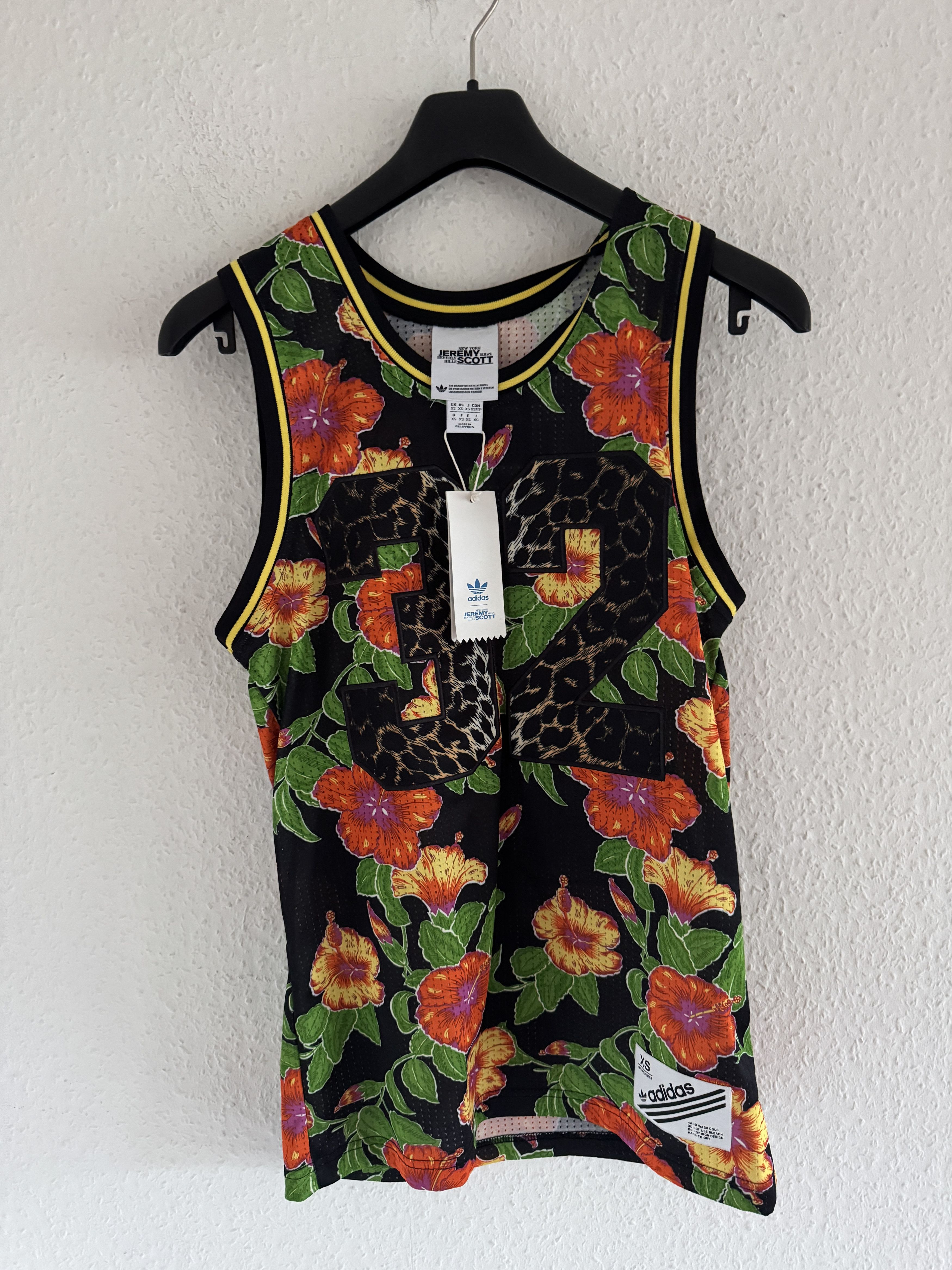 Adidas × Jeremy Scott Jungle Bones Tank Top Size US XS / EU 42 / 0 - 3 Thumbnail