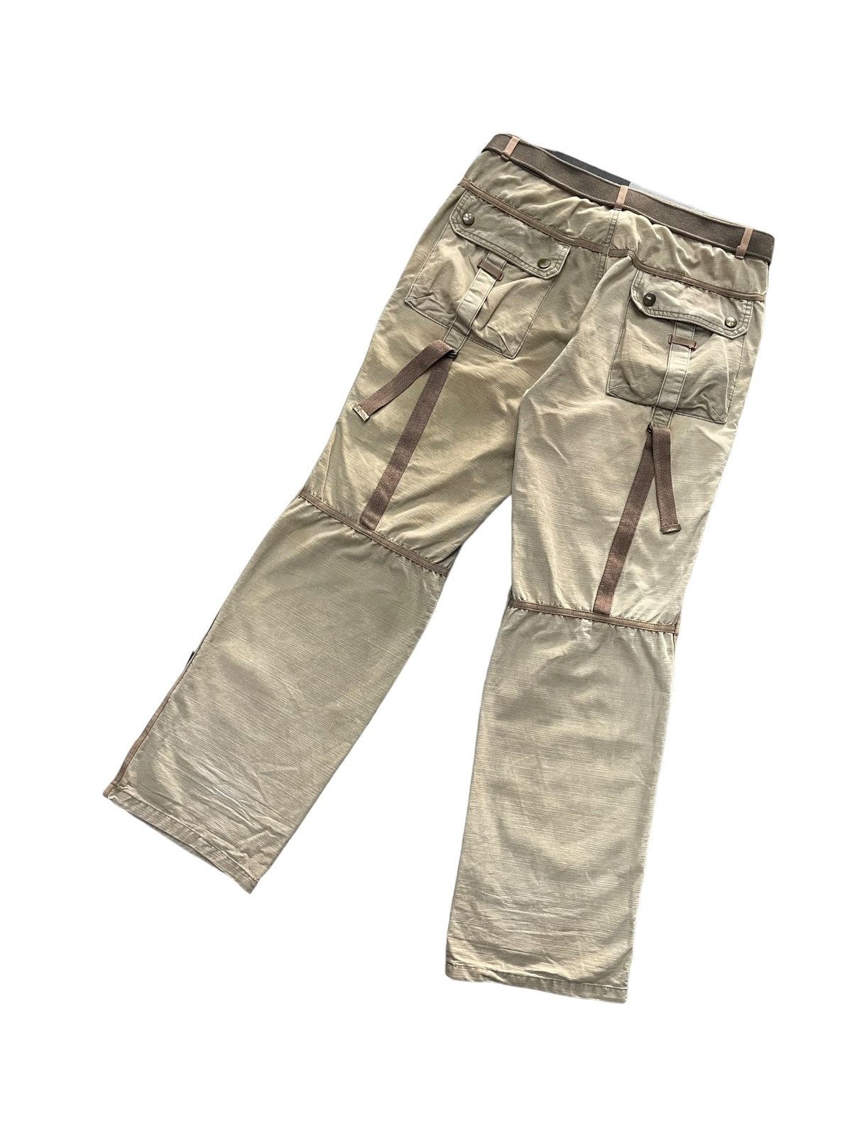 Tete Homme × semanticdesign Romp Street Japan Parachute Cargo Pants With Tactical Belt Size US 32 / EU 48 - 9 Thumbnail
