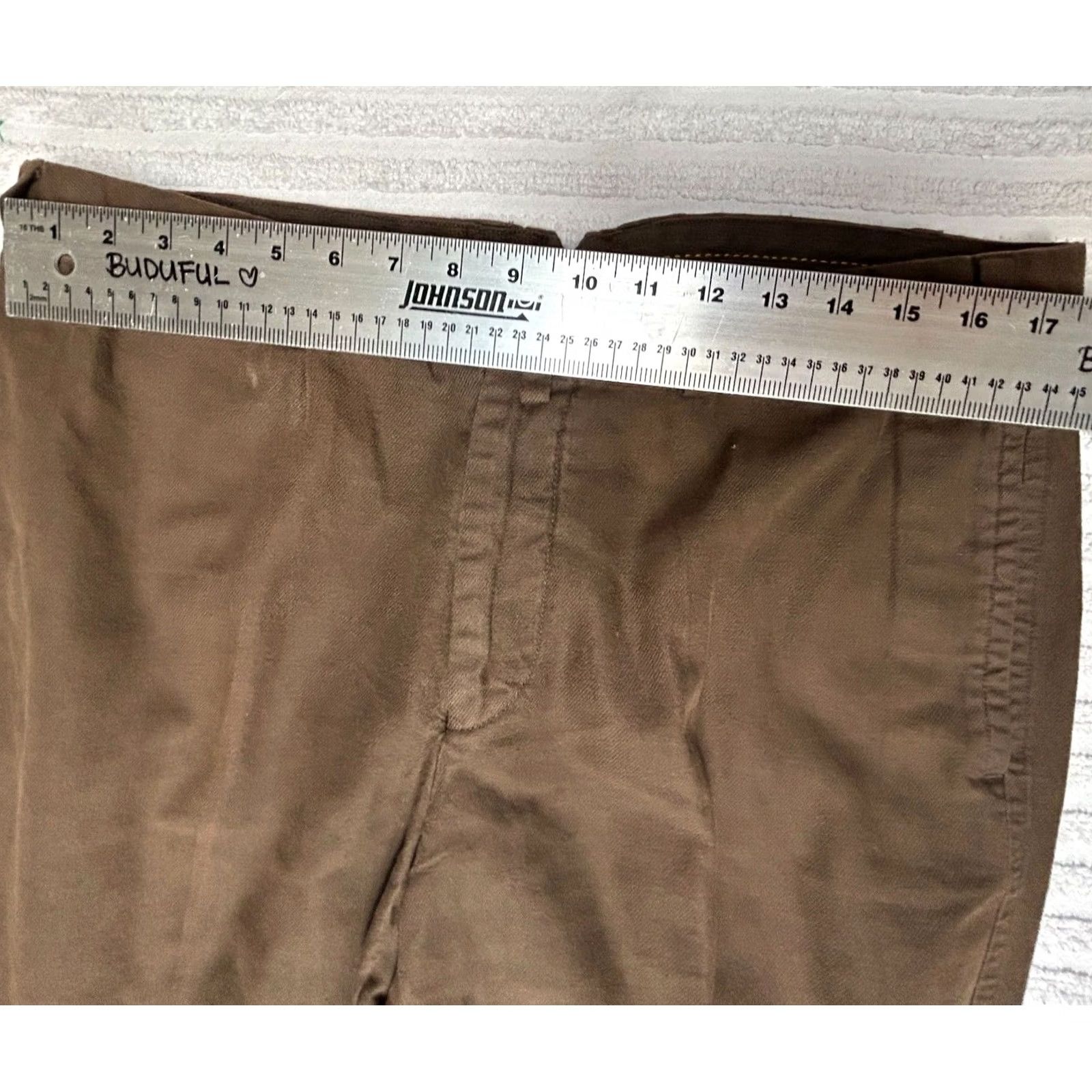 Robert Talbott Robert Talbott Carmel Mens Cotton Chino Pants 38 Brown Unhemmed Size 38 New Size US 38 / EU 54 - 7 Thumbnail