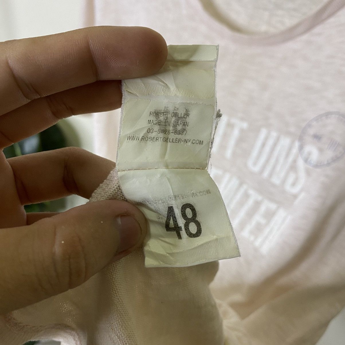 Robert Geller Pastel Pink Graphic T Shirt Size US M / EU 48-50 / 2 - 5 Thumbnail