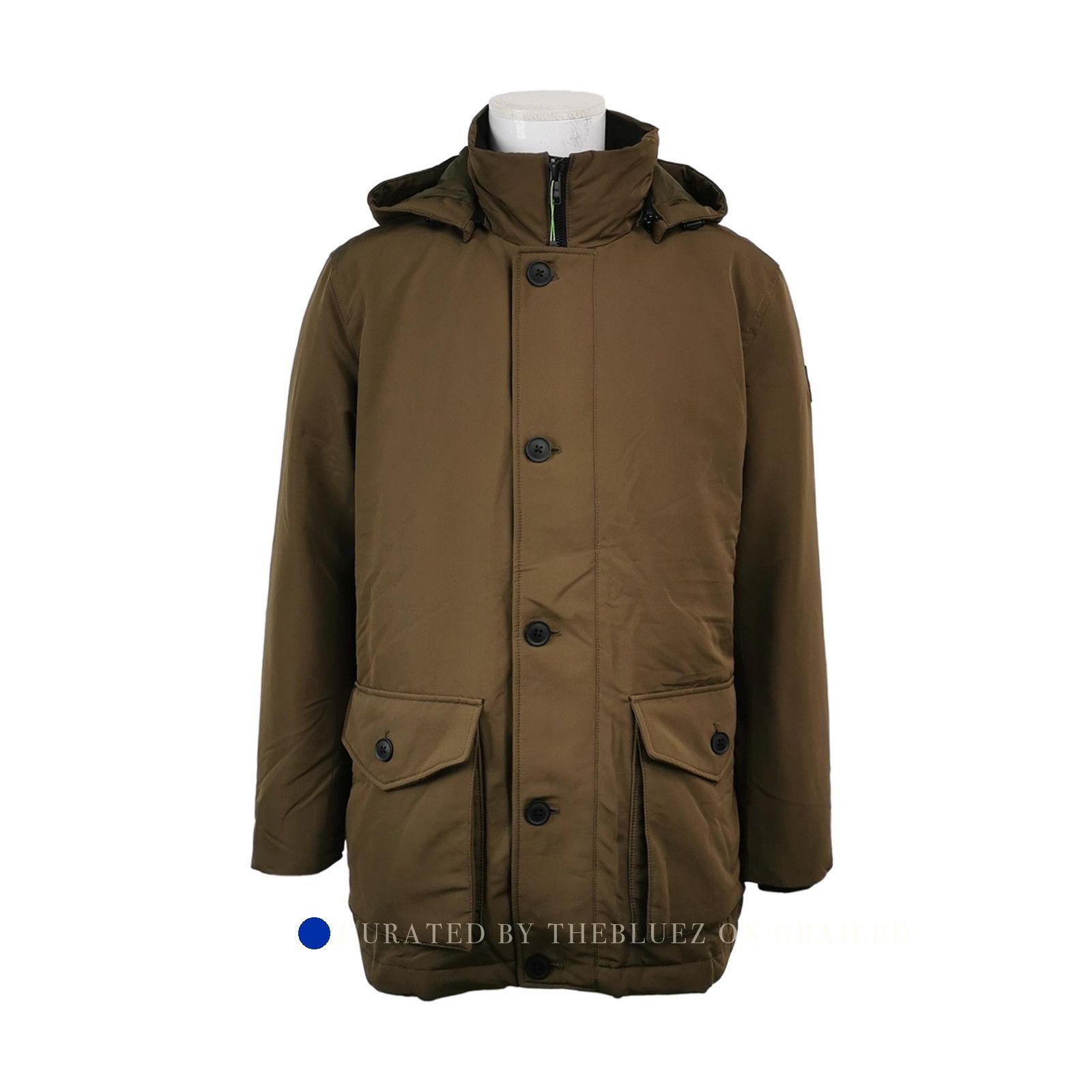 Hugo Boss Brown Puffer Coat in Size M Size US M / EU 48-50 / 2 - 1 Thumbnail