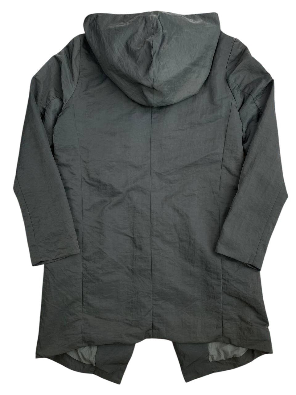 Japanese Brand 2000’s No Id Asymmetrical Button Nylon Trench Coat Size US M / EU 48-50 / 2 - 5 Thumbnail
