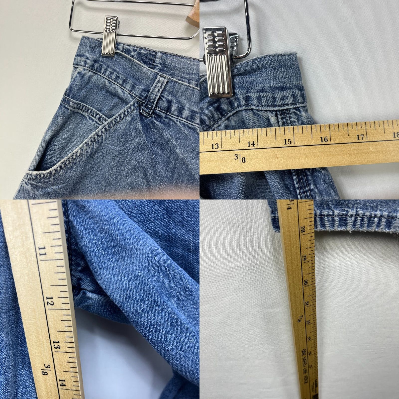 Levi's VINTAGE Levi's Silvertab Baggy Carpenter Jeans Pants 31 Skater Men Blue 28 Inseam 31 Waist 31 Jeans Mens Size US 31 - 10 Thumbnail