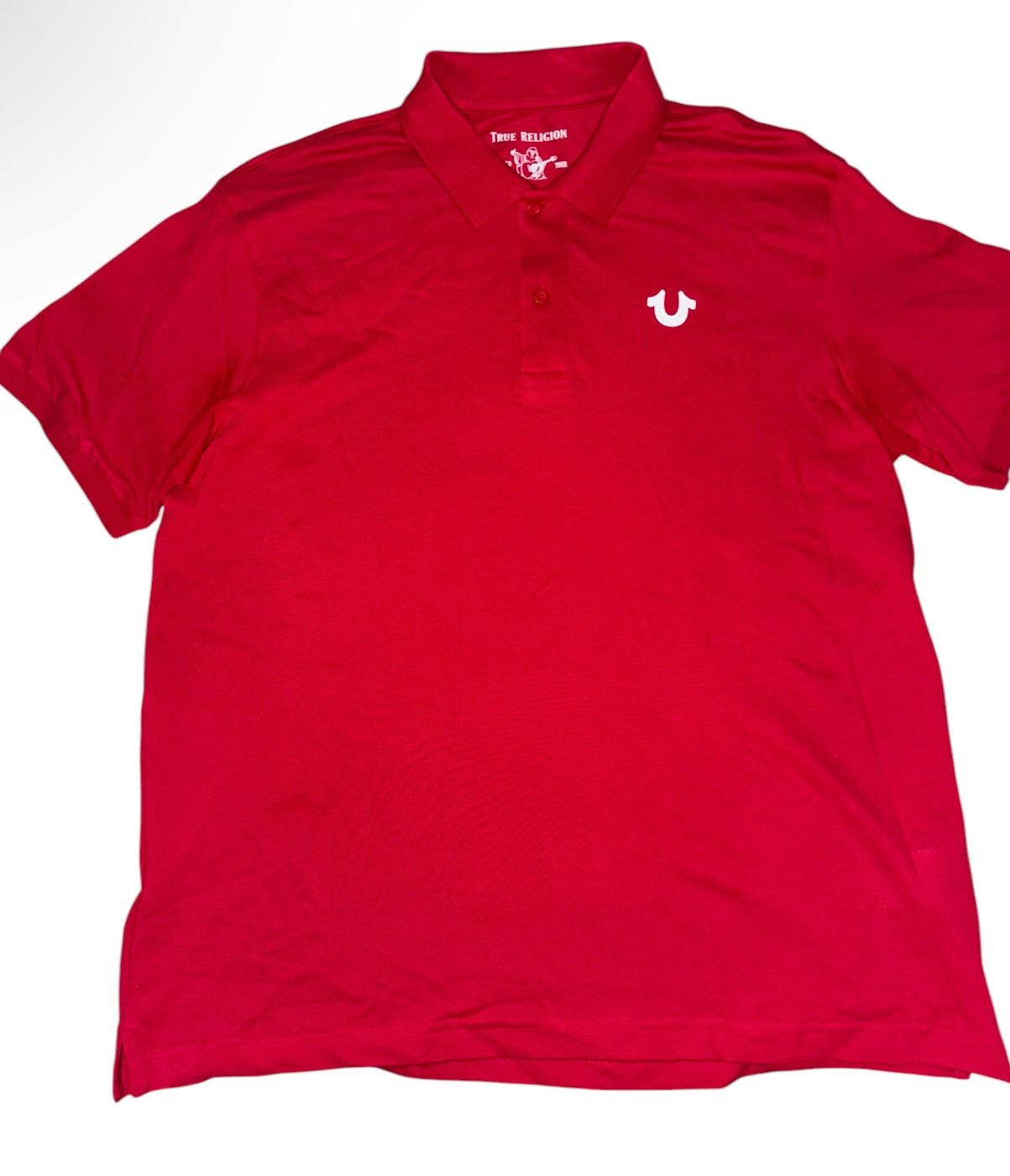 True Religion True Religion Red Polo Short szXL Like New Size US XL / EU 56 / 4 - 1 Thumbnail