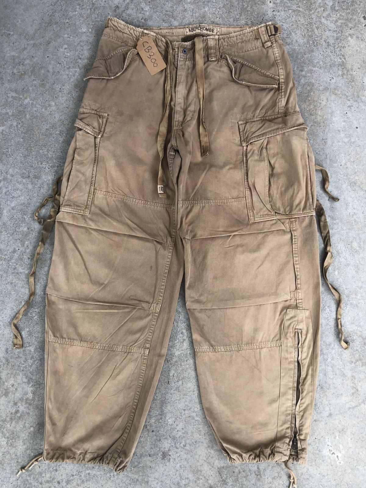 Abercrombie & Fitch Abercrombie Cargo Pants Tactical Bondage Size US 33 - 1 Thumbnail