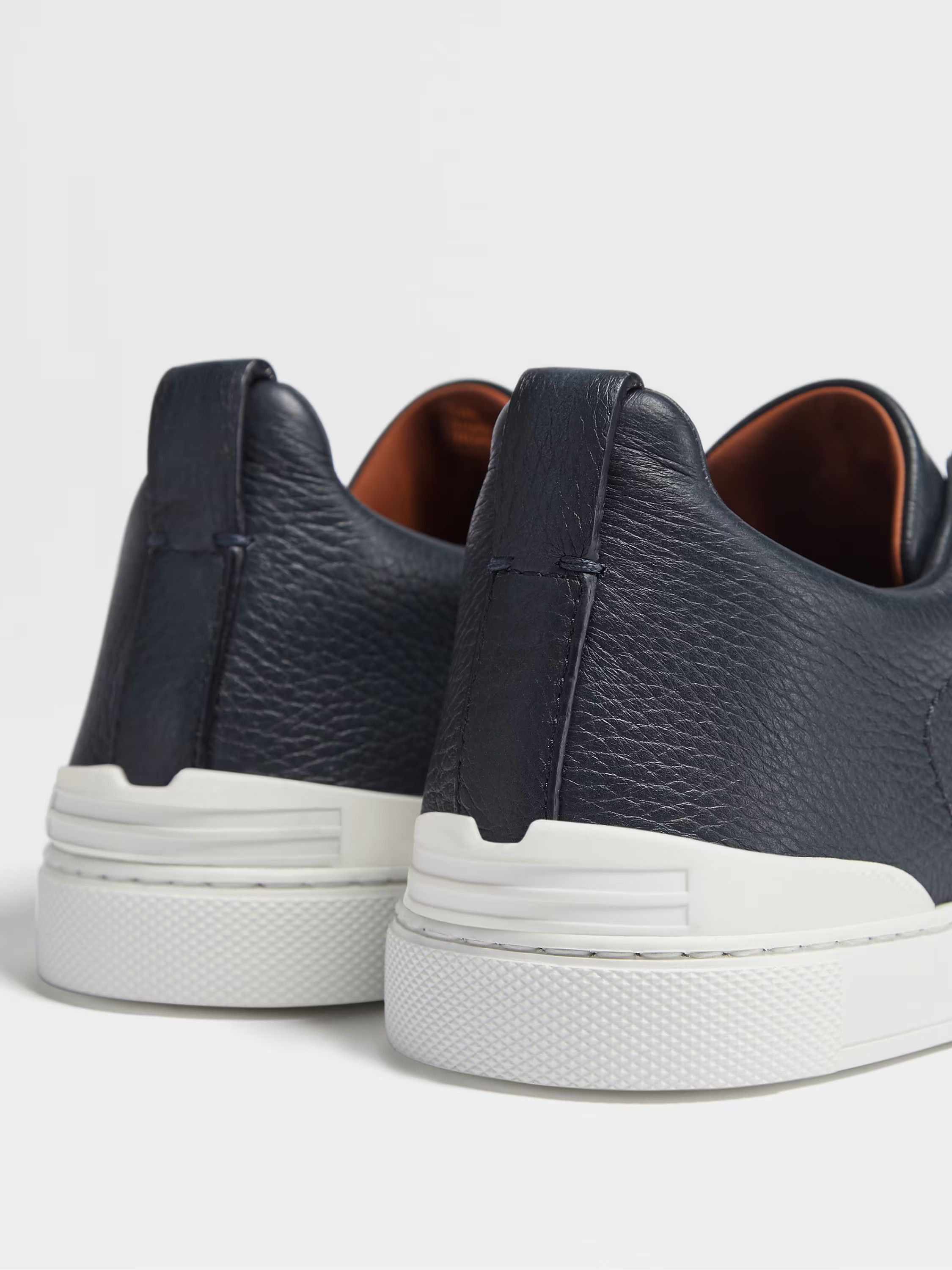 Ermenegildo Zegna o1s1rm0325 RLHCVO Triple Stitch™ Pelle di Cervo Sneakers Size US 9 / EU 42 - 3 Thumbnail